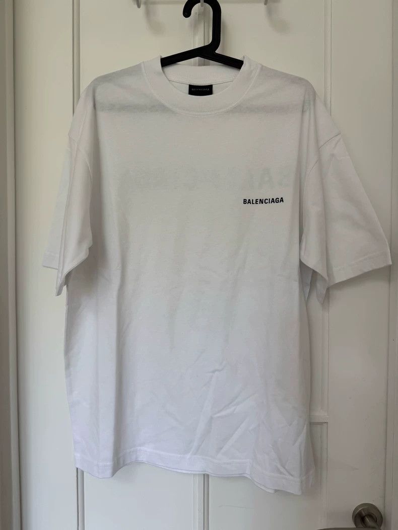 Balenciaga Balenciaga Logo White Short Sleeve Size US XS / EU 42 / 0 - 1 Thumbnail