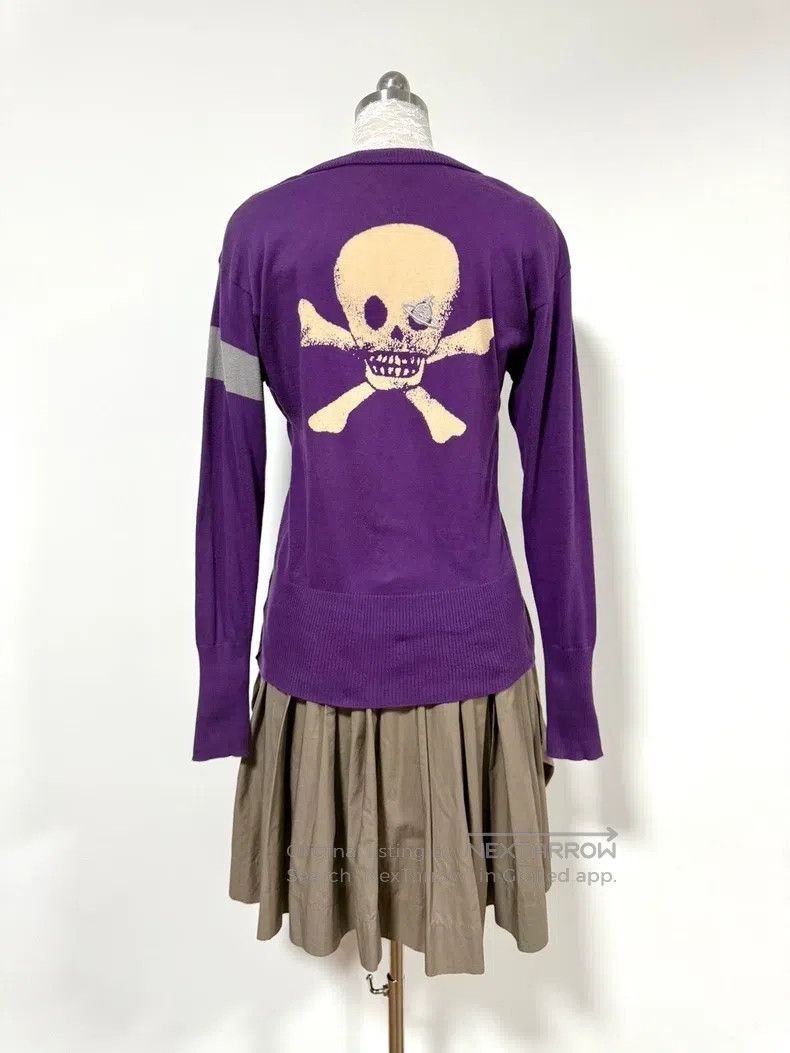 Vivienne Westwood Vivienne Westwood Purple Skull Saturn Knit Long Sleeve Car Size M / US 6-8 / IT 42-44 - 5 Thumbnail