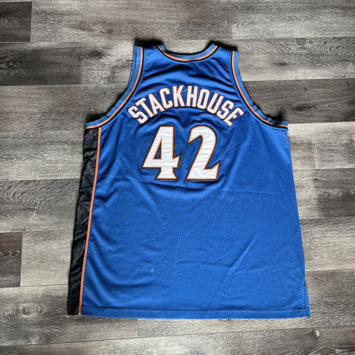 NBA Jerry Stackhouse Washington Wizards Nike Authentic Jersey 42 Size US XXL / EU 58 / 5 - 1 Thumbnail