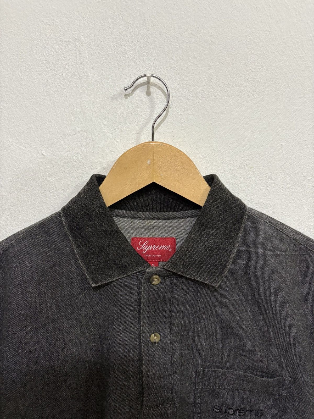 Supreme Supreme embrodered Long Sleeve Polo Shirt Size US M / EU 48-50 / 2 - 5 Thumbnail