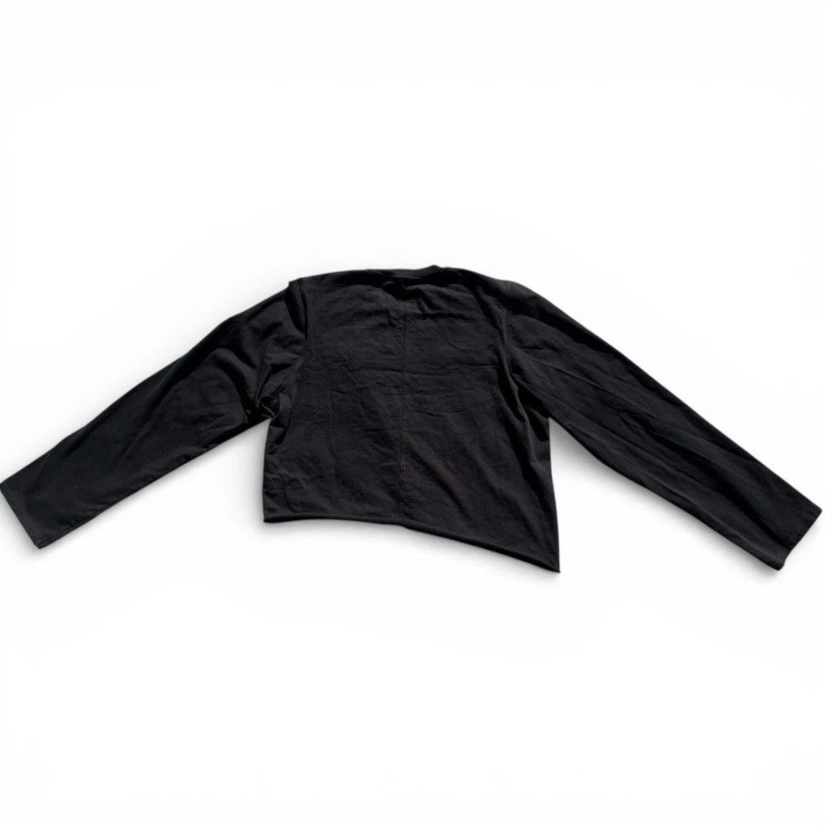 Rick Owens Drkshdw Rick Owens DRKSHDW Black Long Sleeve Sweatshirt Size XXL Size US XXL / EU 58 / 5 - 8 Thumbnail