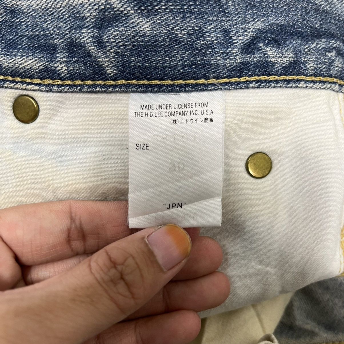 Lee Vintage Lee Raiders Workwear Denim Jeans Size US 30 / EU 46 - 14 Thumbnail