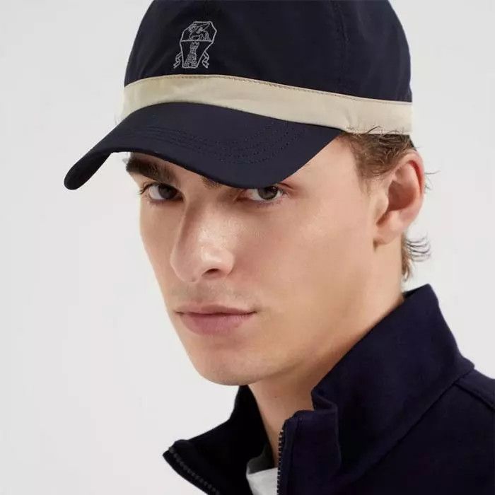 Brunello Cucinelli o1la1rc1a0425 Size: OS/Cap in Black Size ONE SIZE - 3 Thumbnail