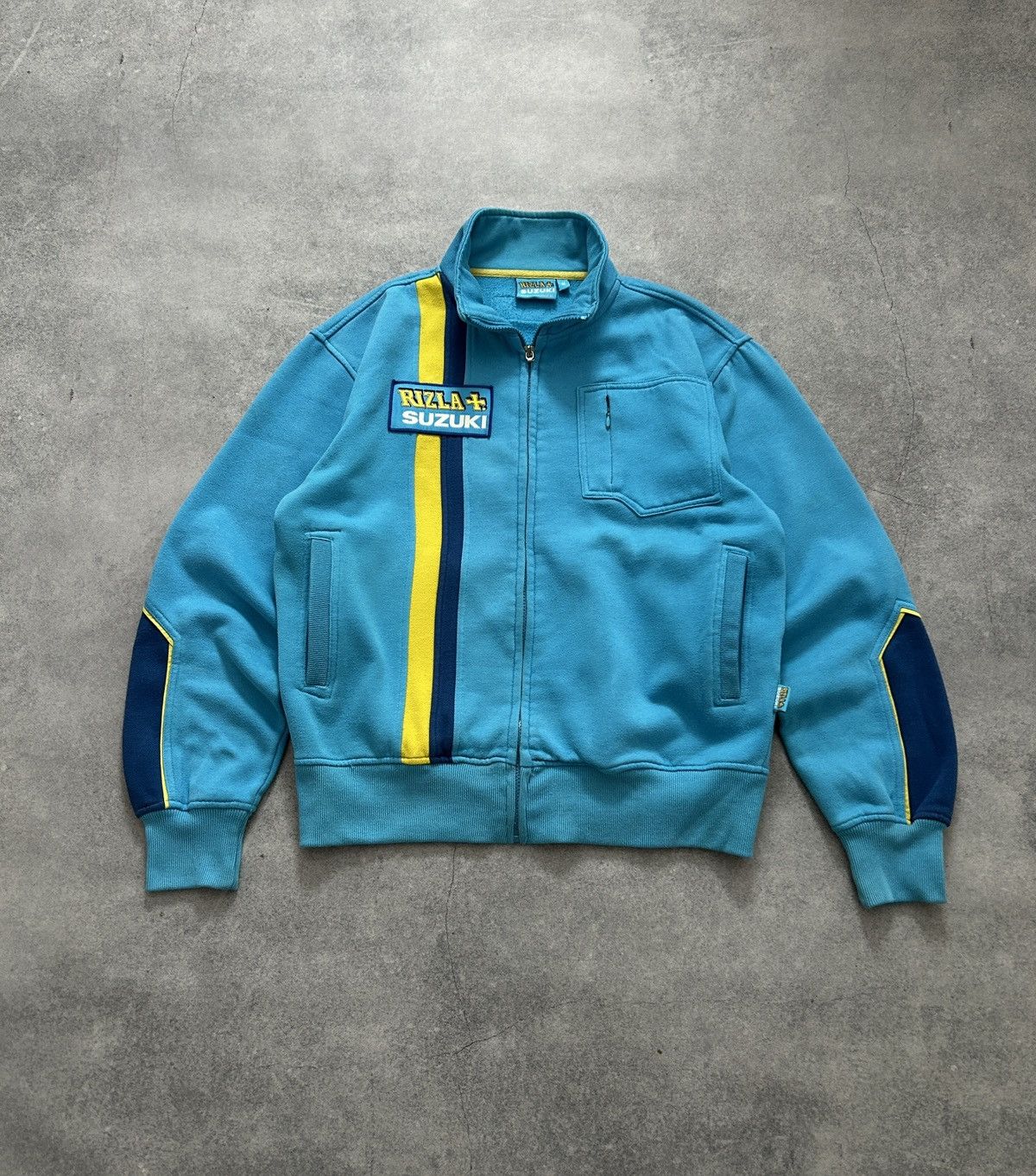 NASCAR Vintage Rizla Suzuki racing zip-sweatshirt mens rare Size US M / EU 48-50 / 2 - 1 Thumbnail