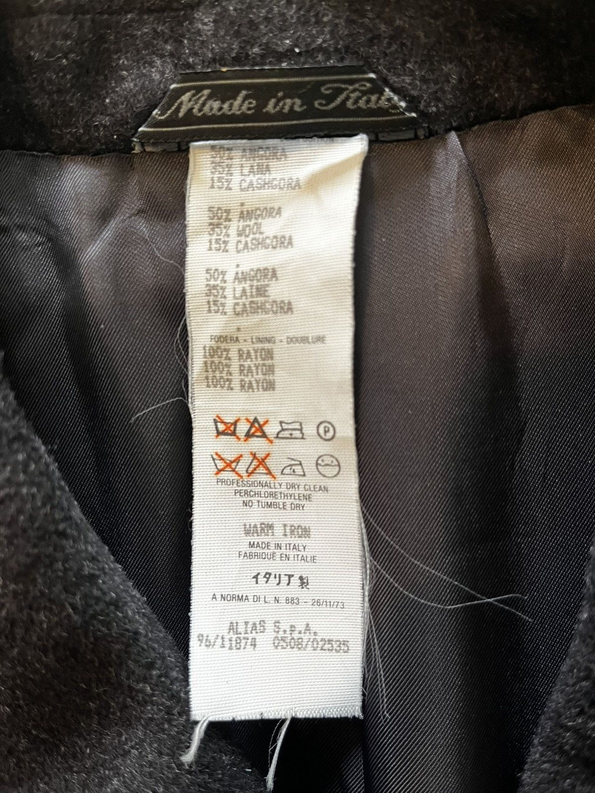 Versace Versace Angora & Cashgora Tailored Coat – Made in Italy Size US S / EU 44-46 / 1 - 8 Thumbnail