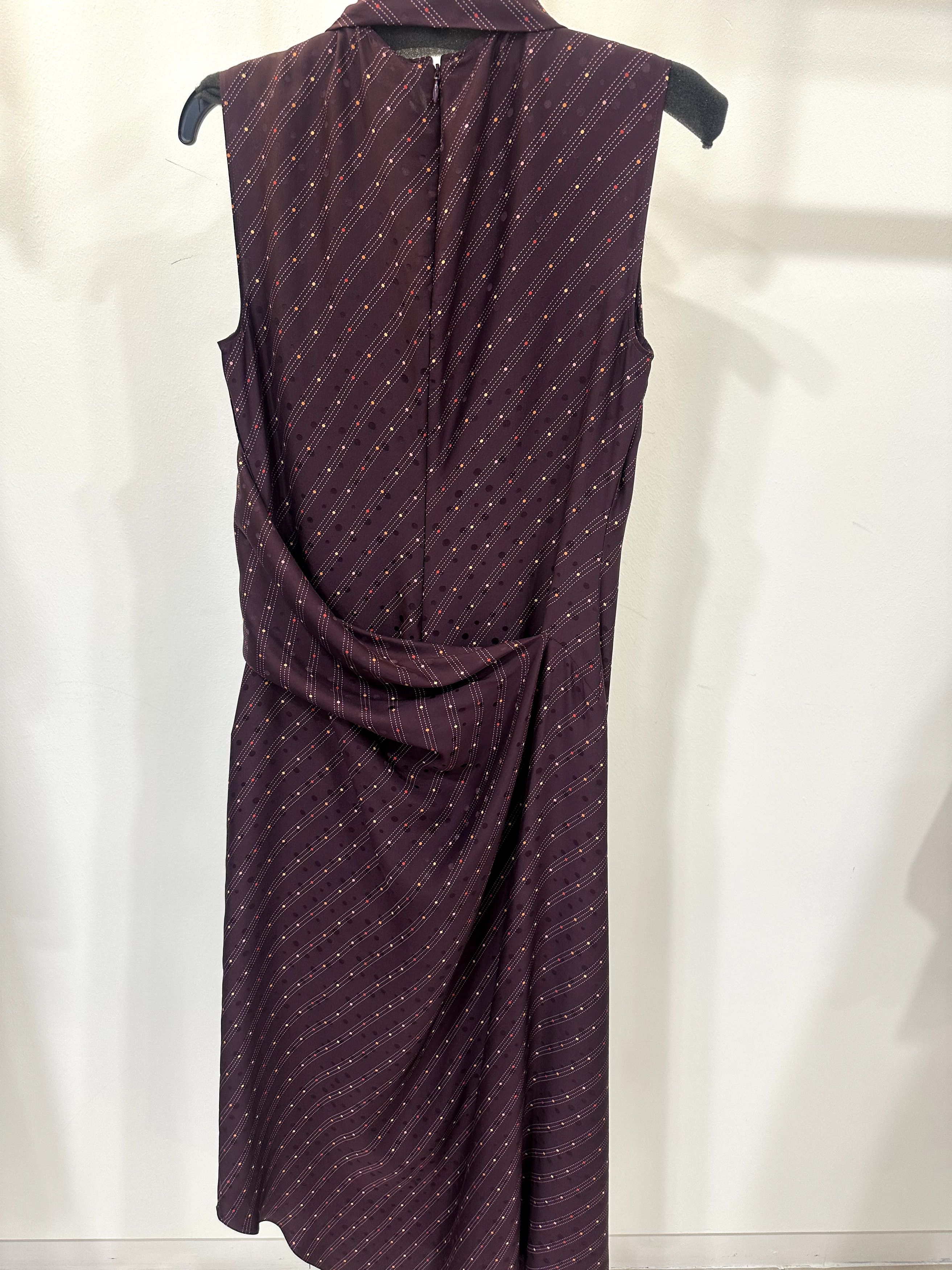 Acne Studios Acne Studios Asymmetric Silk Midi Dress Size XS / US 0-2 / IT 36-38 - 2 Thumbnail
