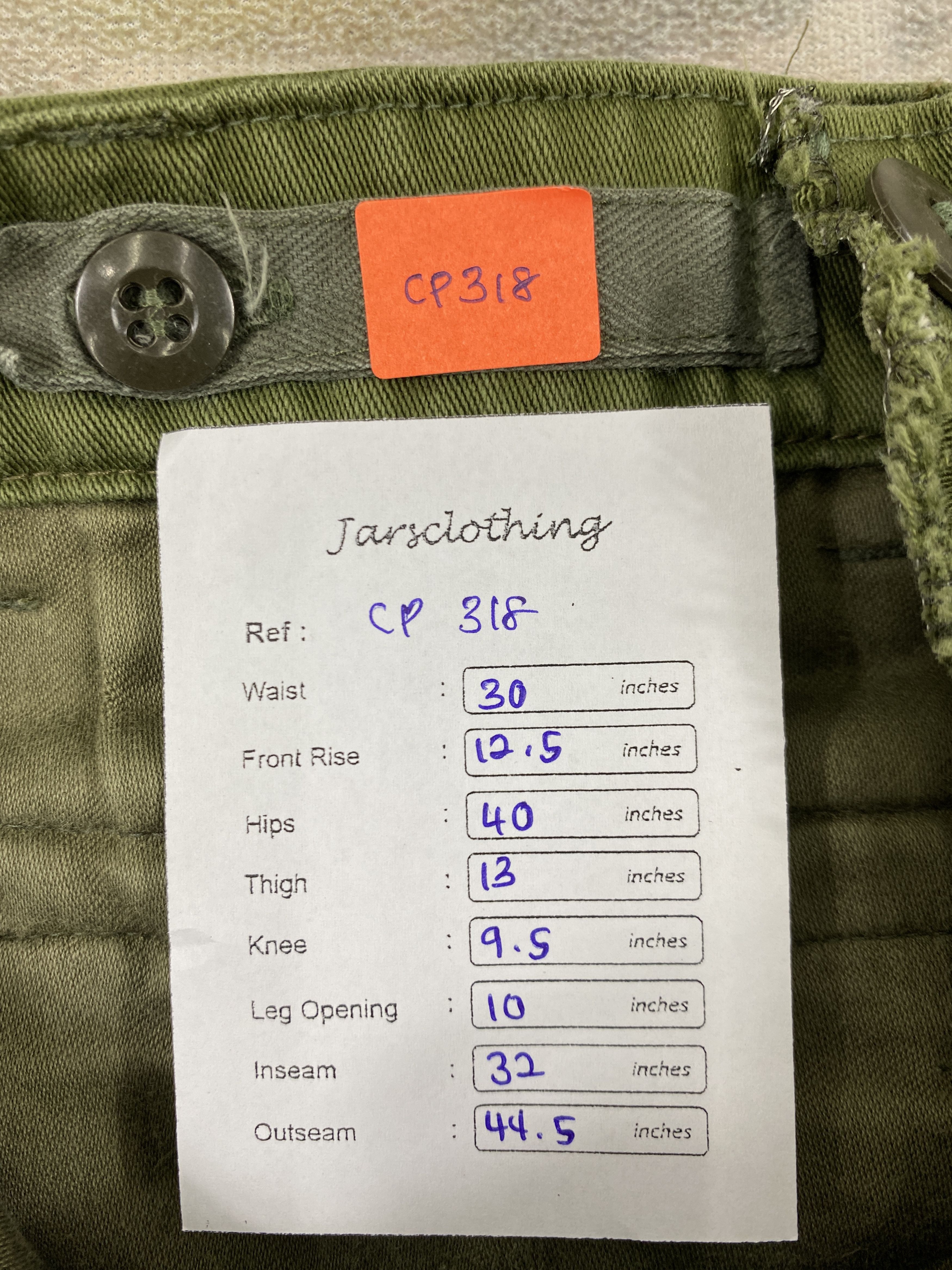 Japanese Brand Vintage Military Cargo Pants -CP318 Size US 30 / EU 46 - 7 Thumbnail