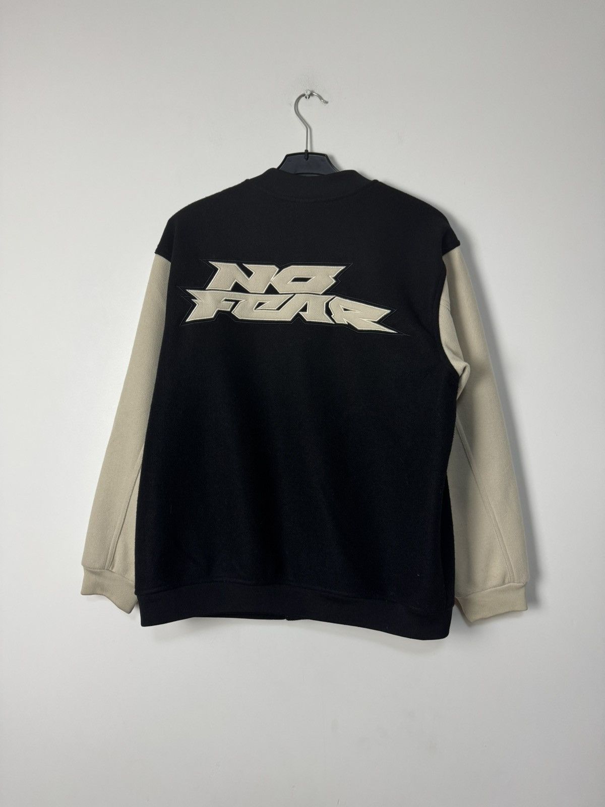 No Fear No Fear Varsity Bomber Jacket Streetwear Y2K Style Two Tone Size US M / EU 48-50 / 2 - 6 Thumbnail
