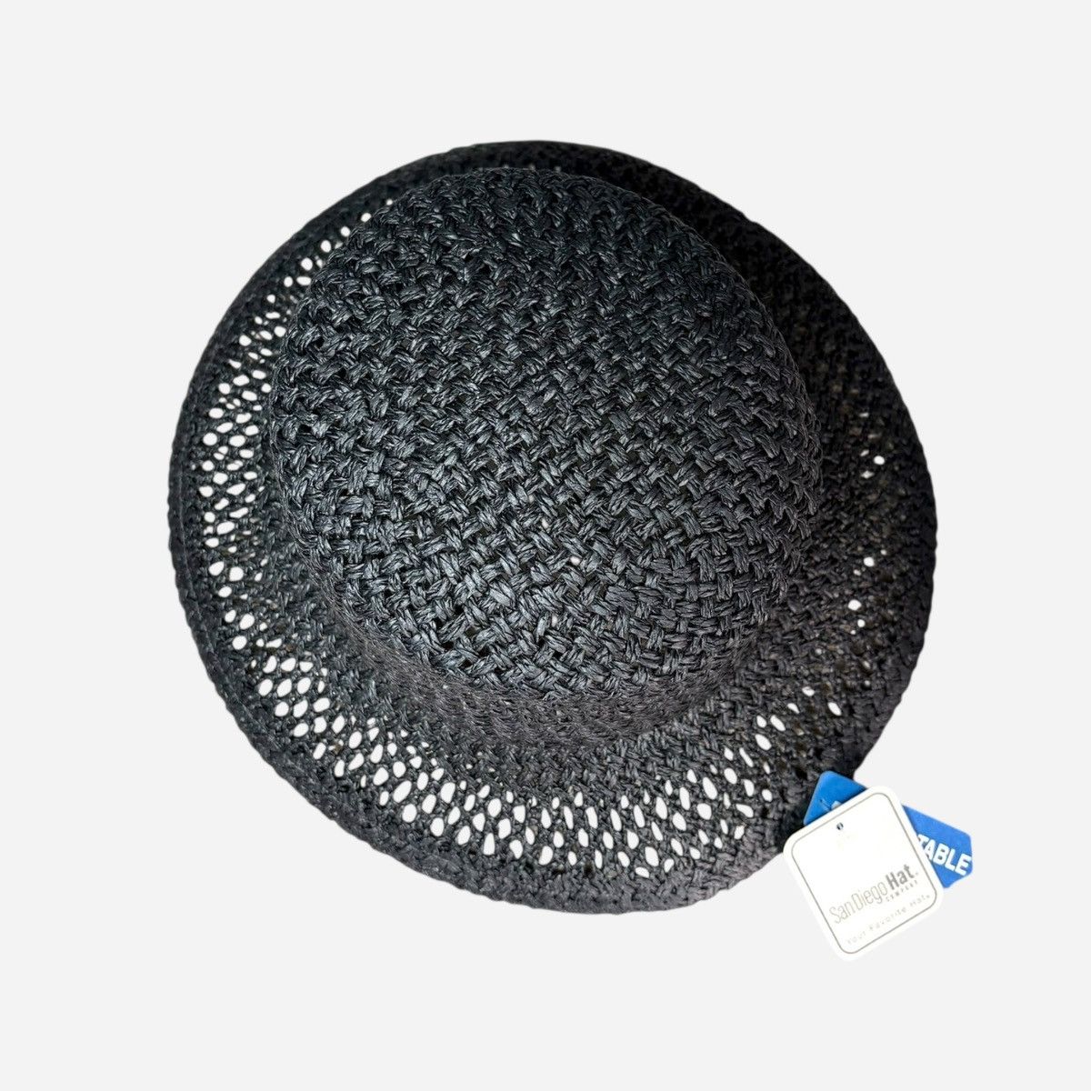 Other San Diego Hat Company Women’s Open Weave Black Bucket Hat Size ONE SIZE - 8 Thumbnail