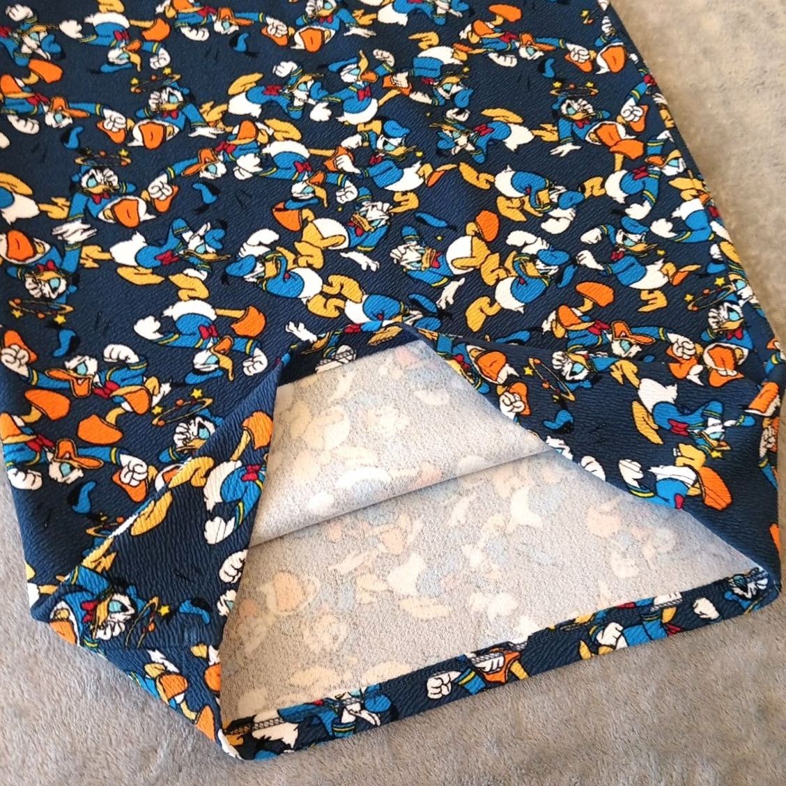 Vintage LuLaRoe Skirt S Women Blue Geometric Knee Length Pull On Polyester Spandex Knit Casual Stretch Size 28" / US 6 / IT 42 - 5 Thumbnail