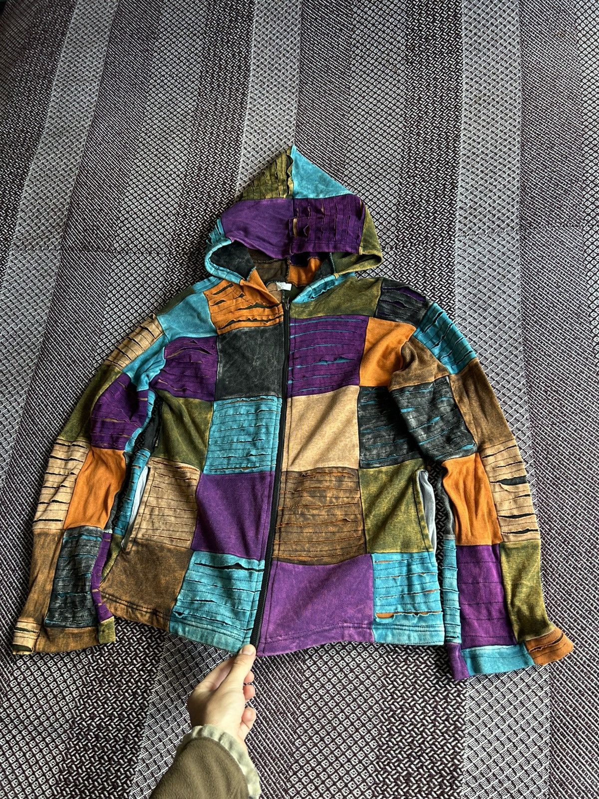 Vintage Vintage Y2K Nepal Fantasy Zip Up Hoodie Elf Style Size M Size M / US 6-8 / IT 42-44 - 4 Thumbnail