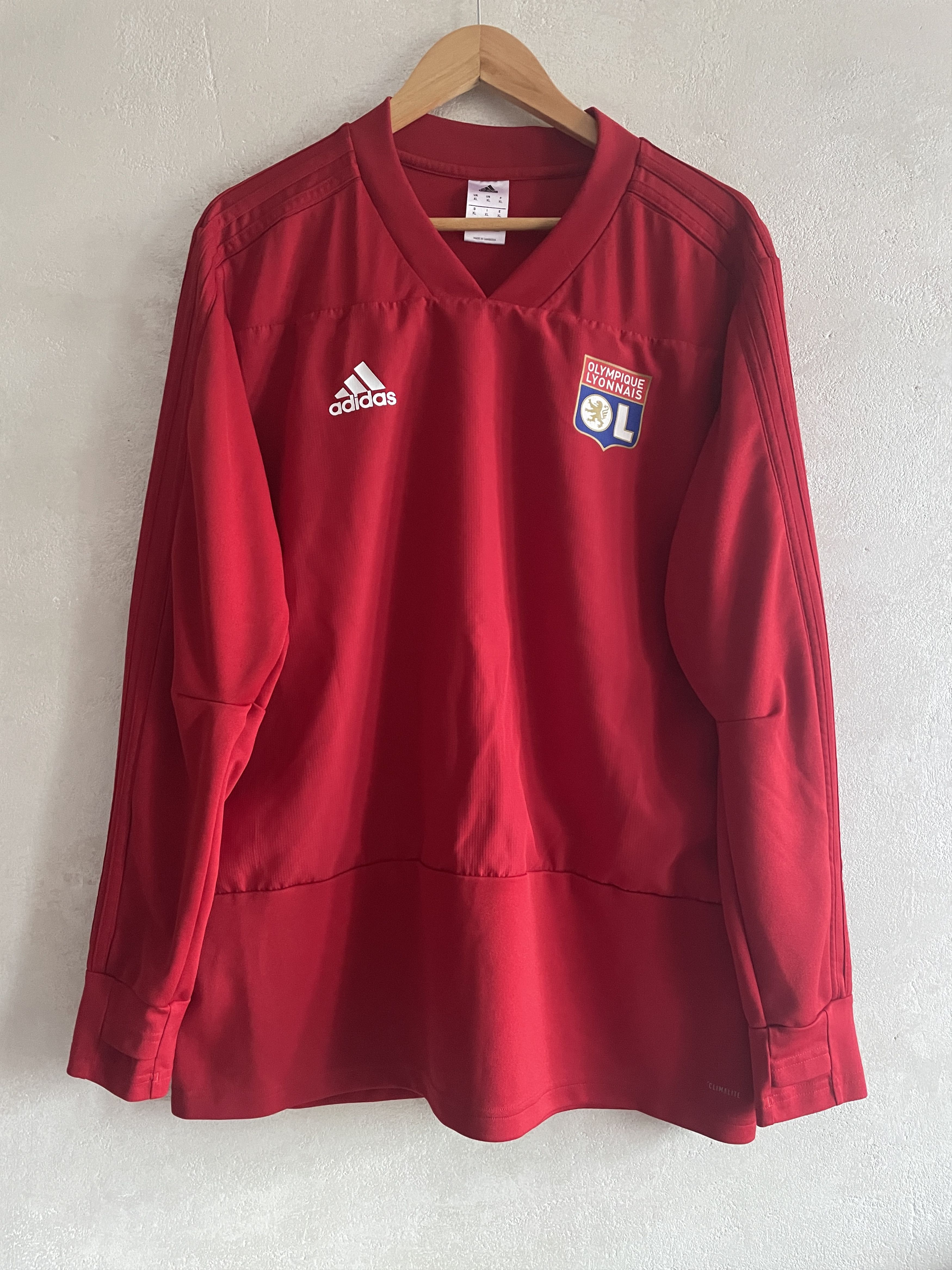 Adidas Olympique Lyonnais 2018 Training Top Jacket Jersey Size US XL / EU 56 / 4 - 1 Thumbnail