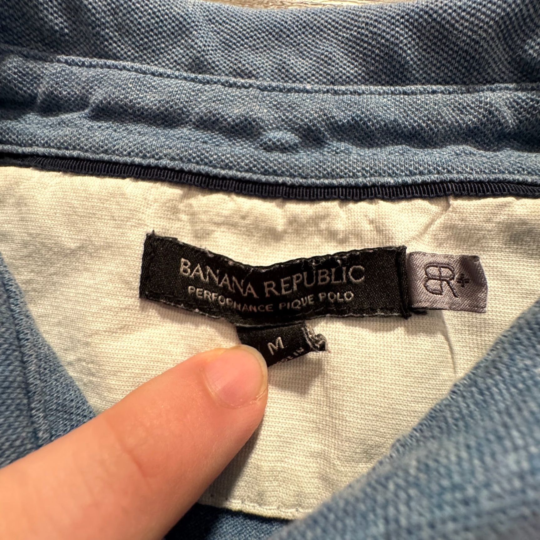 Banana Republic Banana Republic Polo Shirt Mens M Blue Short Sleeve Polo Adult Size US M / EU 48-50 / 2 - 3 Thumbnail