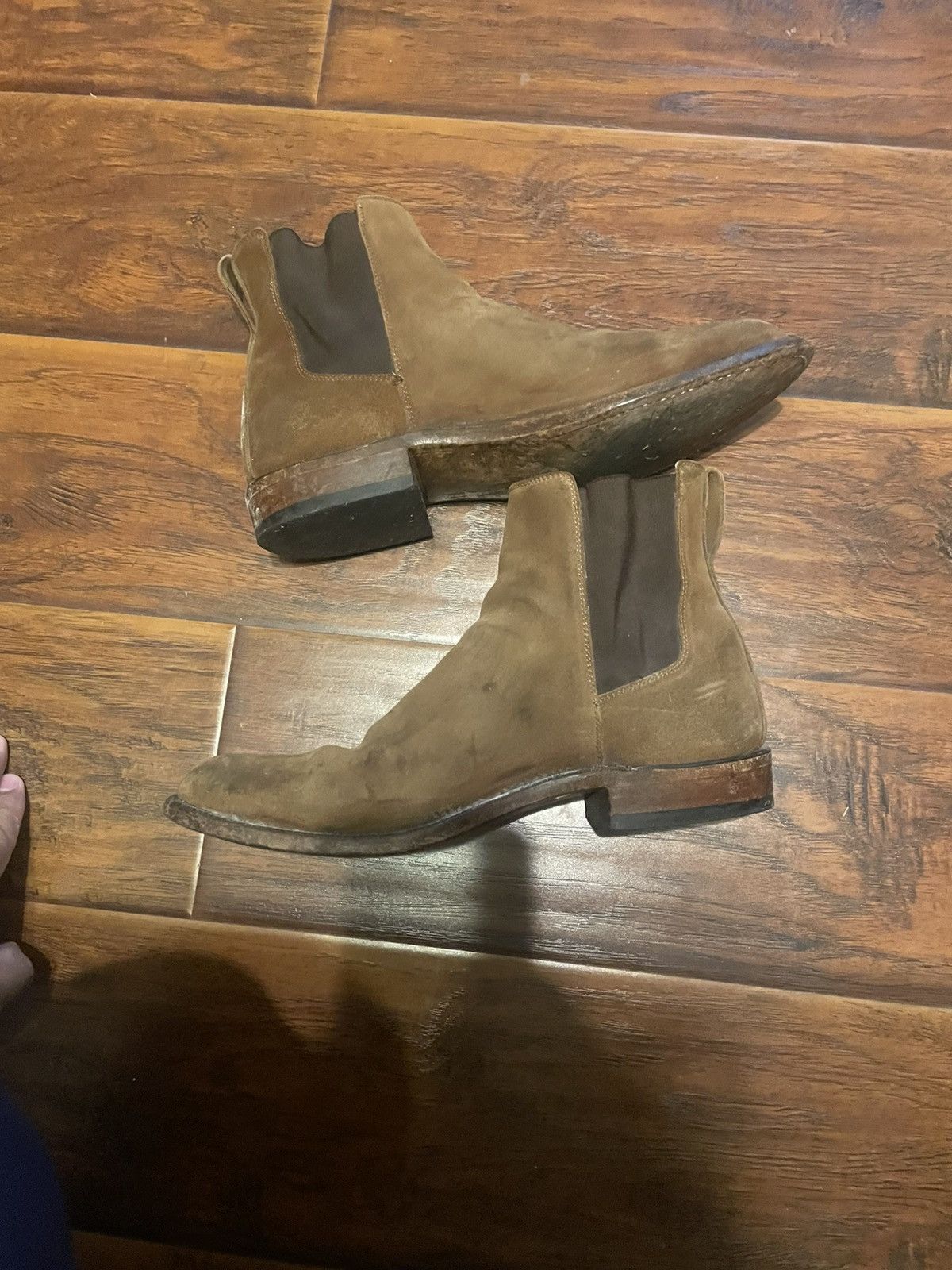 Lucchese Lucchese Grayson Suede Western Cowboy 9.5 Brown $995 boot Size US 9.5 / EU 42-43 - 4 Thumbnail