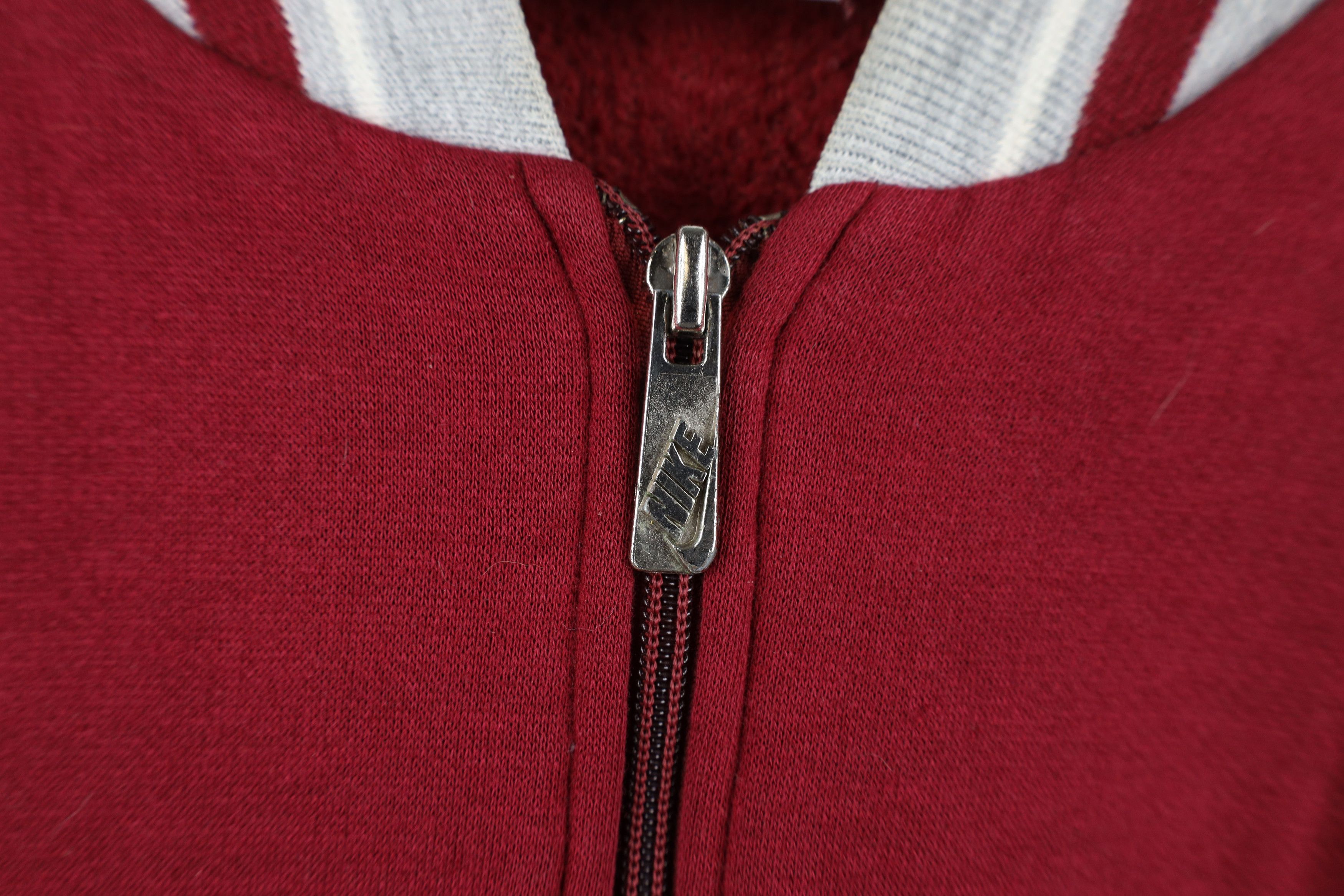 Nike Vintage 80s 90s Nike Mini Swoosh Full Zip Track Jacket USA Size US L / EU 52-54 / 3 - 6 Thumbnail
