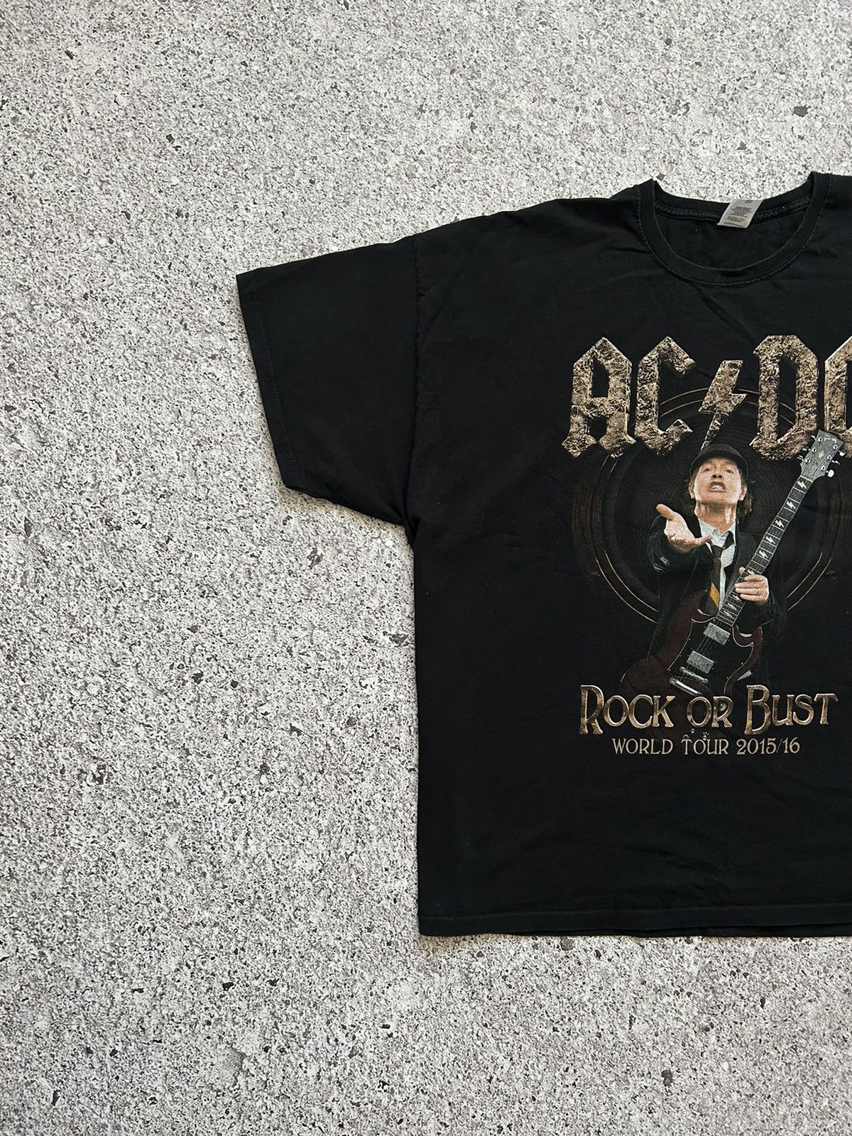 AC/DC × Band Tees AC/DC Rock Or Bust World Tour 2015/2016 Rock N Roll T-Shirt Size US XXL / EU 58 / 5 - 2 Thumbnail