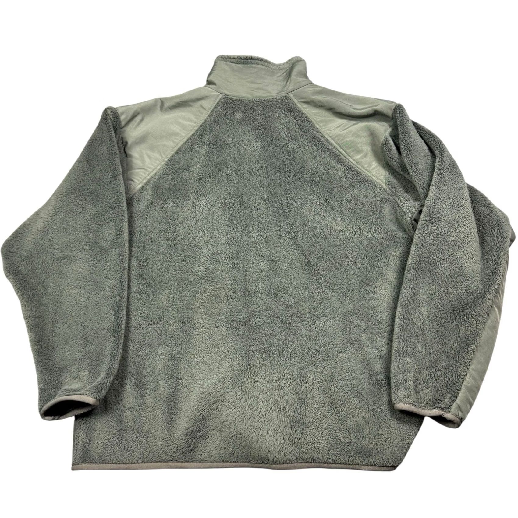 Vintage Polartec Green Full Zip Military Jacket Mens M Cold Weather Fleece 90s Army Insulated Pockets Zipper Regular Size Size US M / EU 48-50 / 2 - 6 Thumbnail