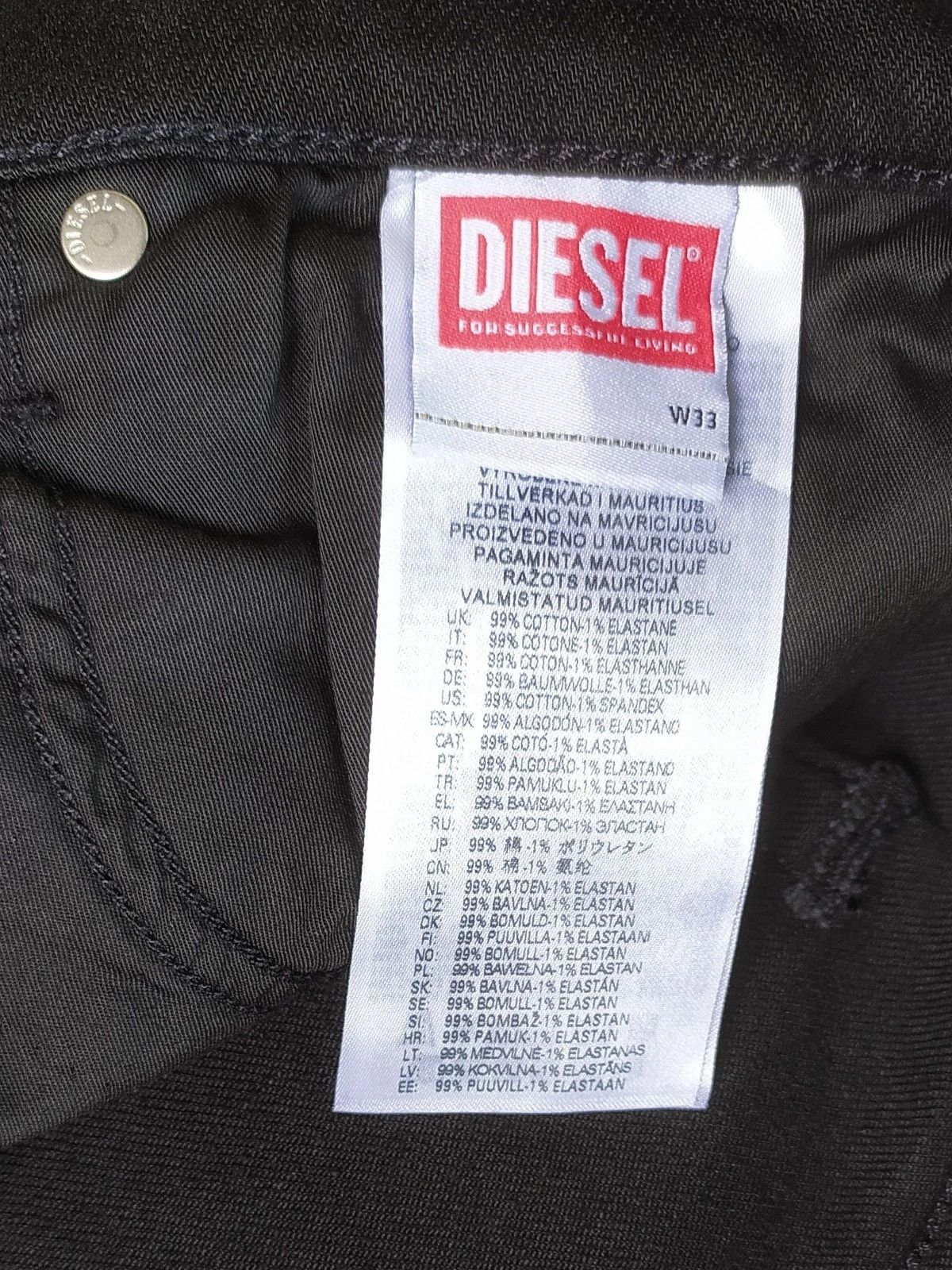 Diesel Diesel TEPPHAR-X L.32 MENS JEANS T/9776 Size US 33 - 7 Thumbnail