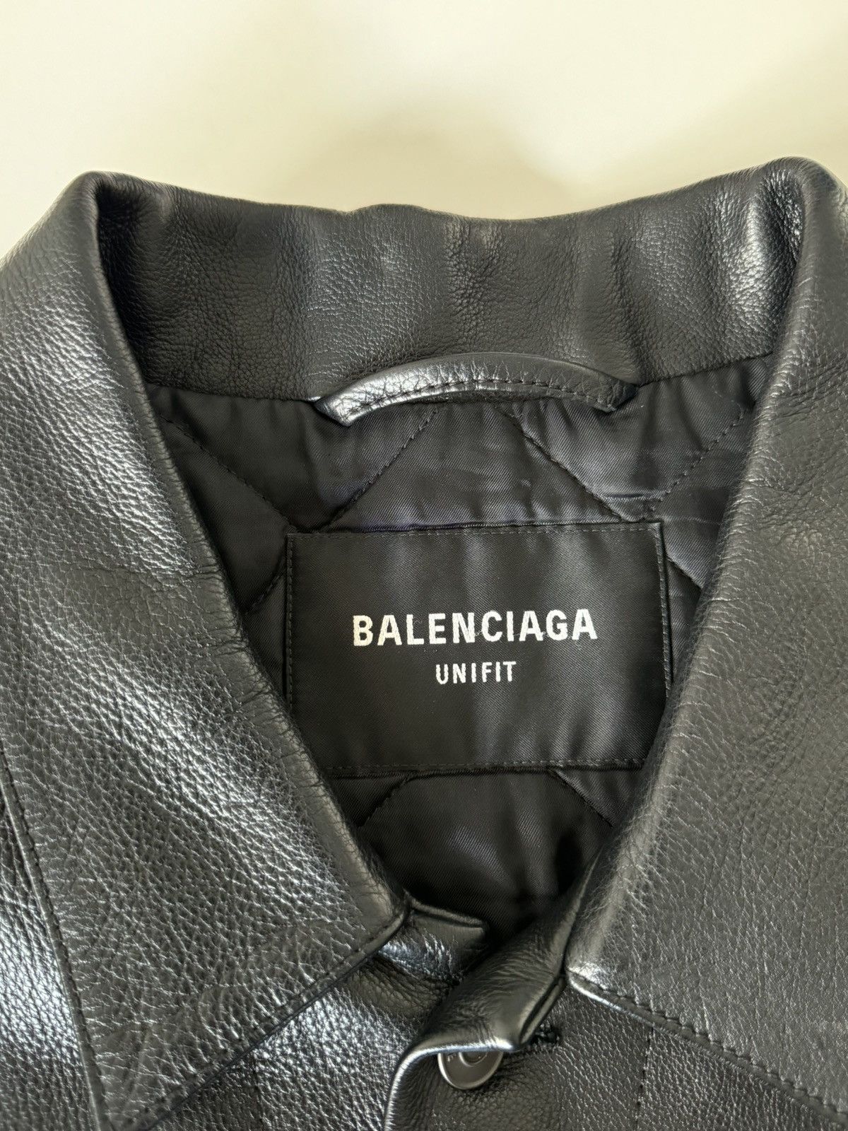 Balenciaga Balenciaga Denim Style Leather Jacket Size US XS / EU 42 / 0 - 7 Thumbnail