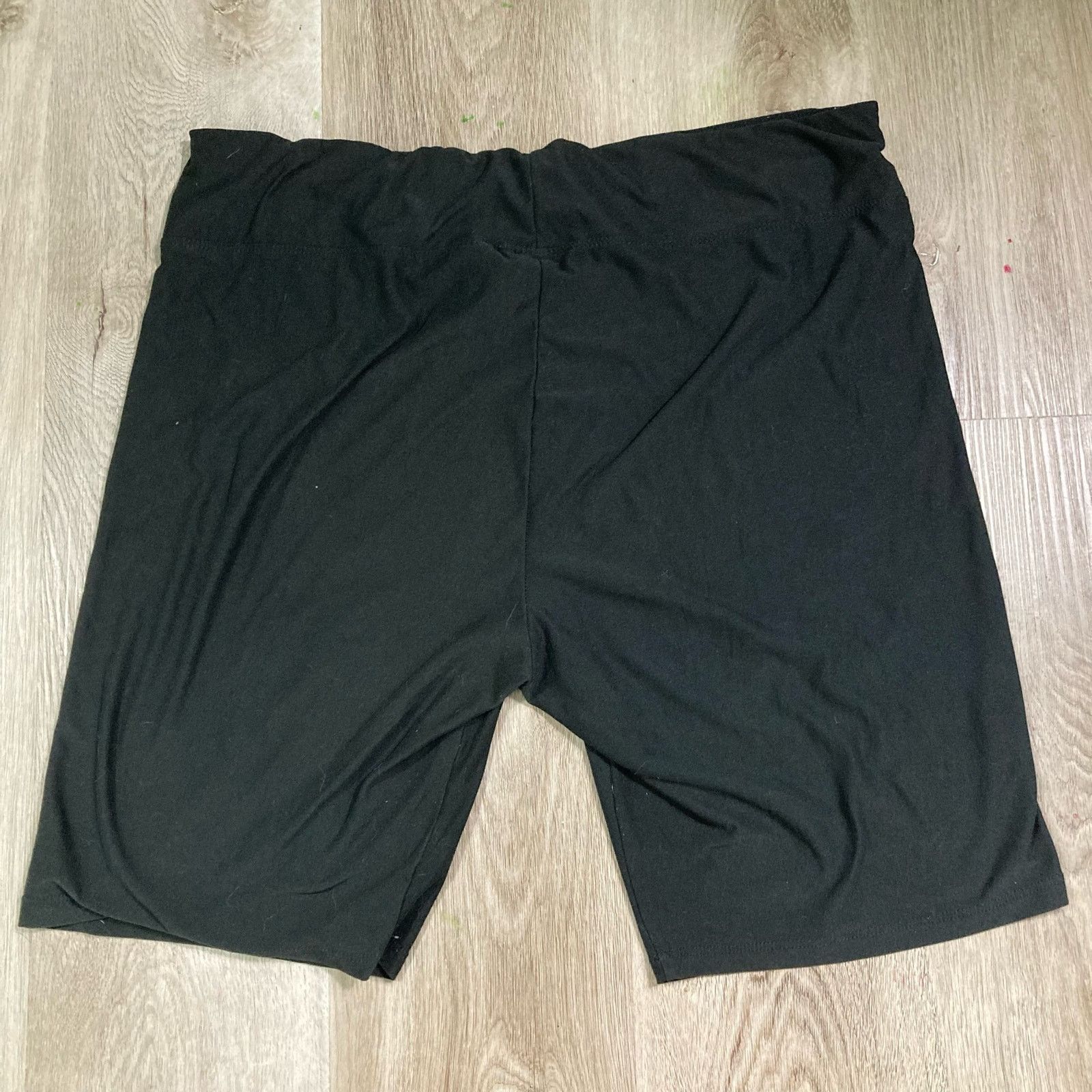 Other Terra & Sky Women's Plus Size 2X Black Stretch Biker Shorts Size 34" / US 12 / IT 48 - 3 Thumbnail