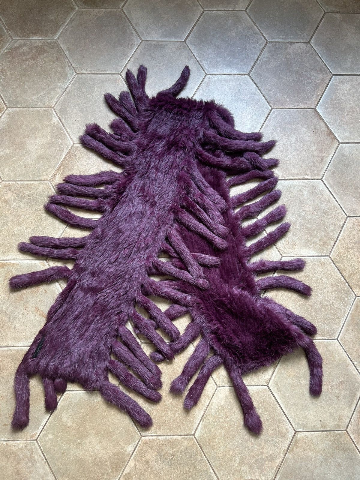 Vintage LIU XIAO QIAO Paris FUR SCARF Size ONE SIZE - 6 Thumbnail