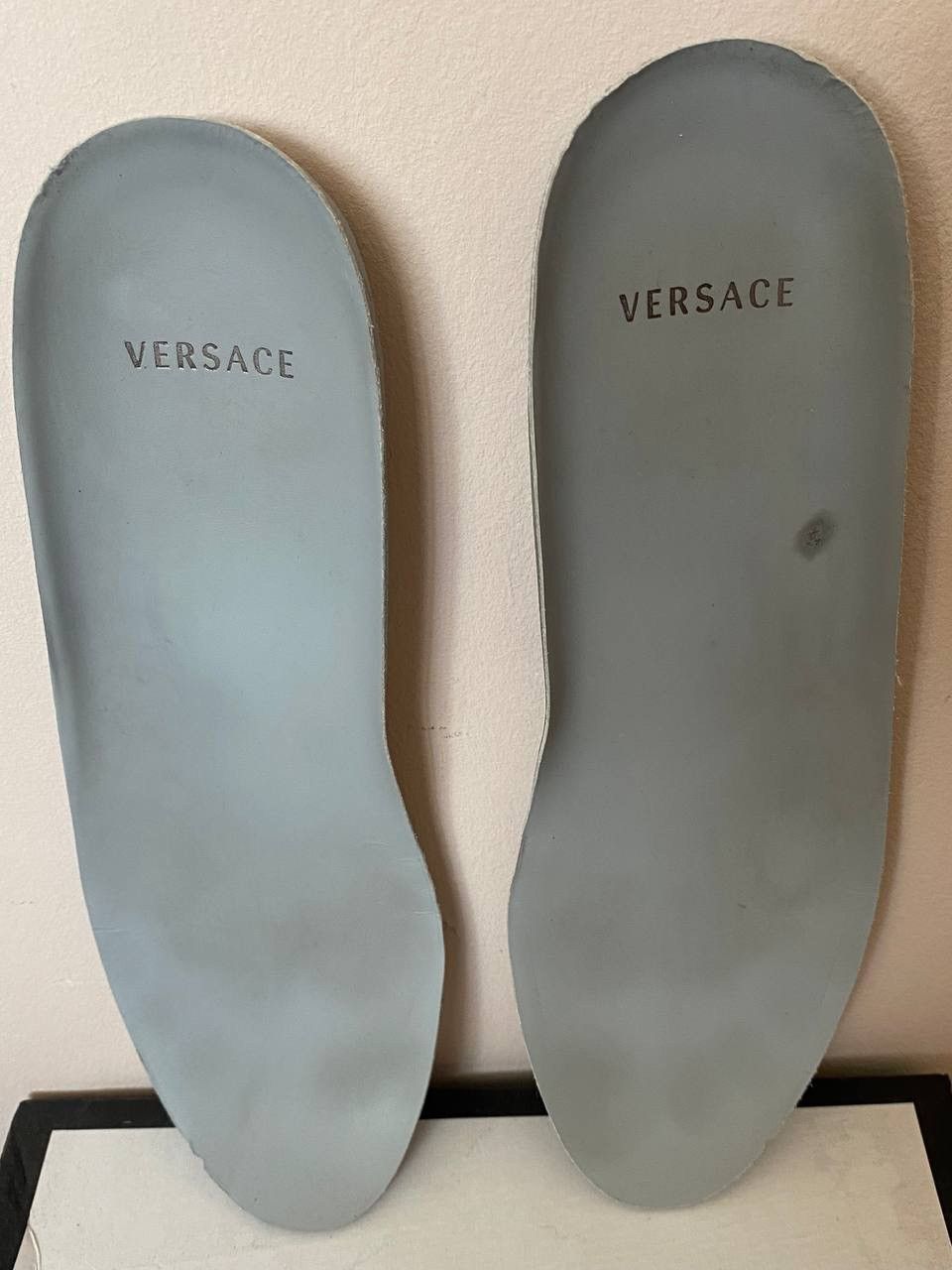 Versace Versace Men’s Gray Leather High Top Sneakers Size US 8 / EU 41 - 14 Thumbnail