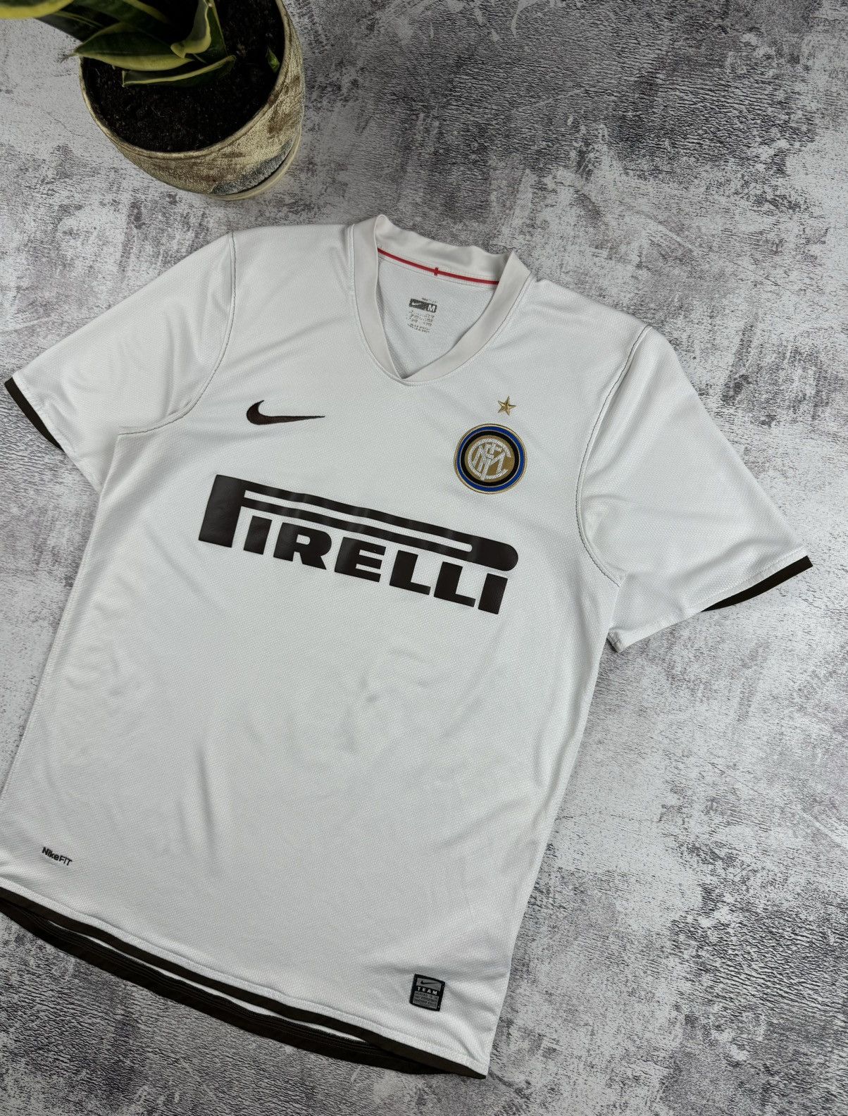 Nike Inter Milan Italy Away Jersey 2008/2009 Season Nike T Shirt Size US M / EU 48-50 / 2 - 3 Thumbnail