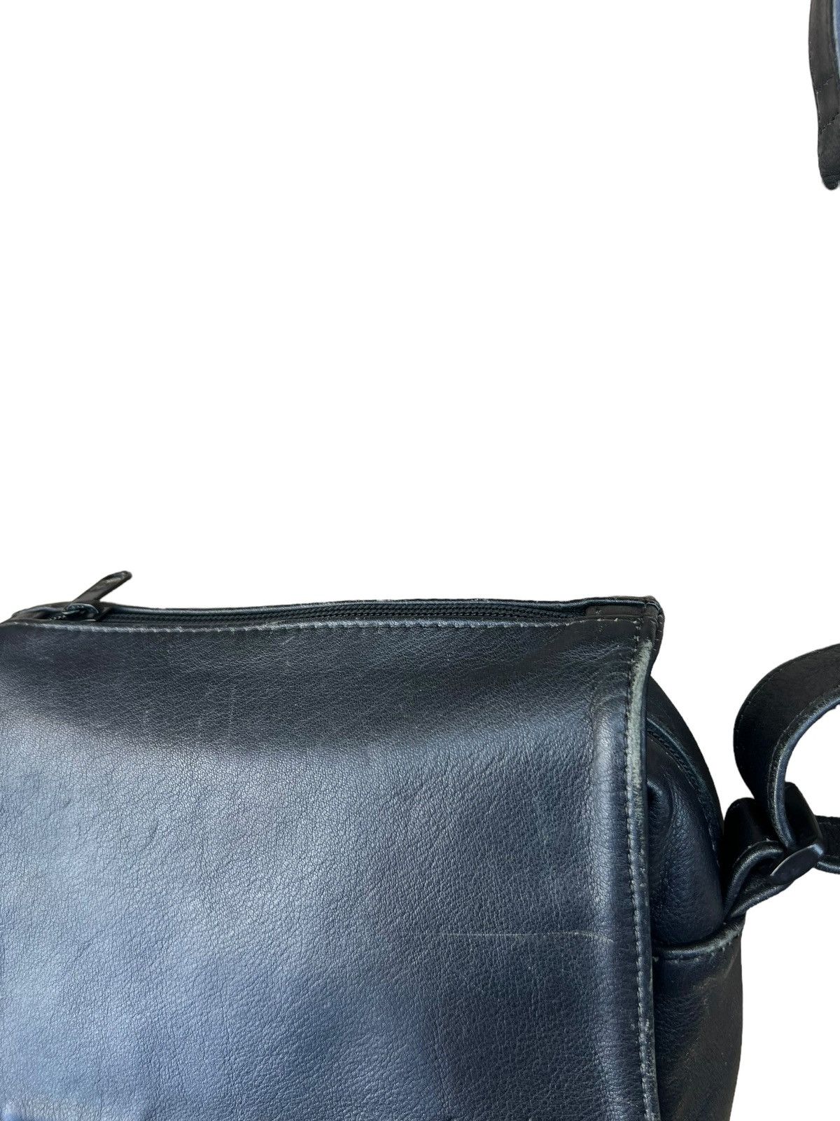 Leather Vintage AmeriBag Usa Patina Black Leather Bag Size ONE SIZE - 4 Thumbnail