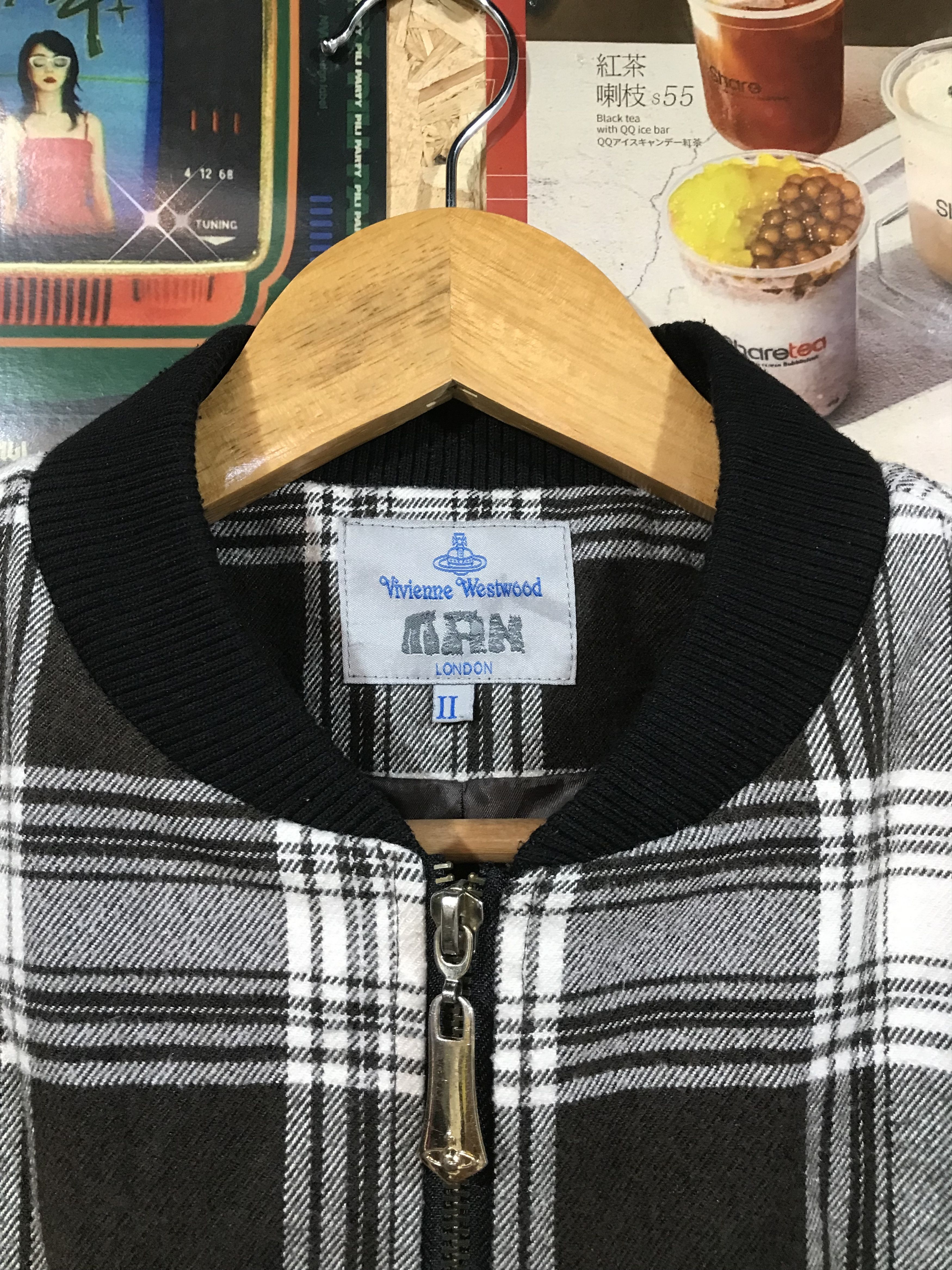 Vivienne Westwood Vivienne Westwood Checkered Bomber Jacket Size US S / EU 44-46 / 1 - 4 Thumbnail