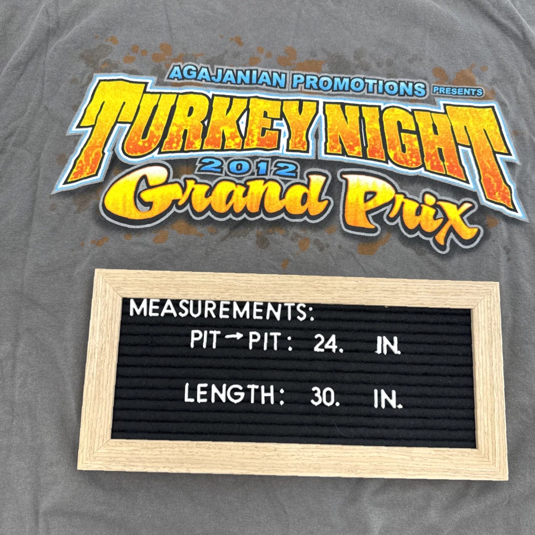 Vintage VINTAGE 2012 72nd 98 Lap Grand Prix Shirt Men XL Turkey Night Racing Perris Auto Speed Shirt Mens Gray CX Size US XL / EU 56 / 4 - 2 Thumbnail