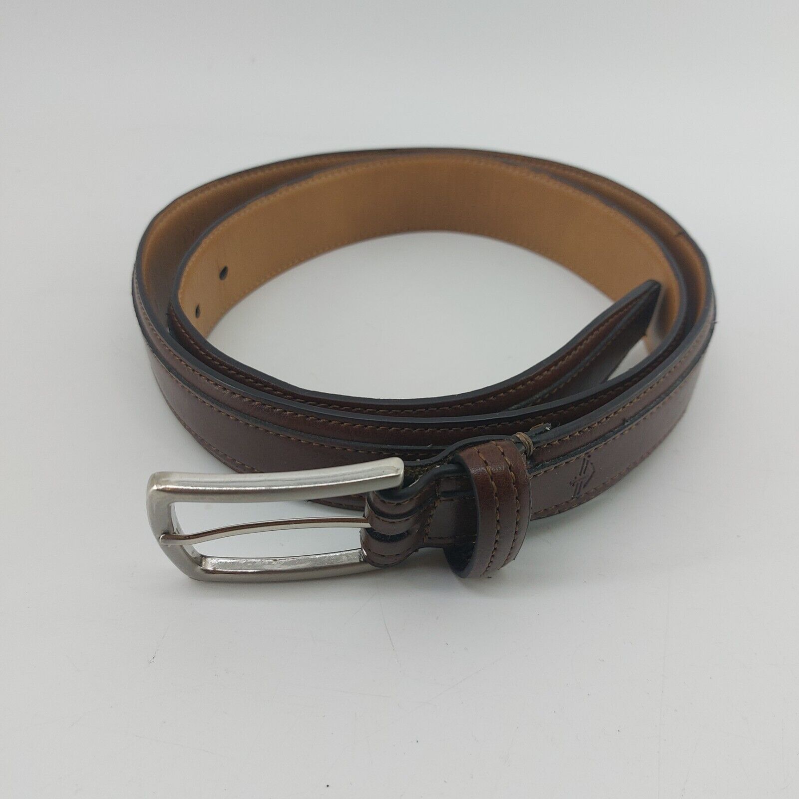 Dockers Dockers Brown Leather Belt Size 40/100 Leather Business Size 40 - 2 Thumbnail