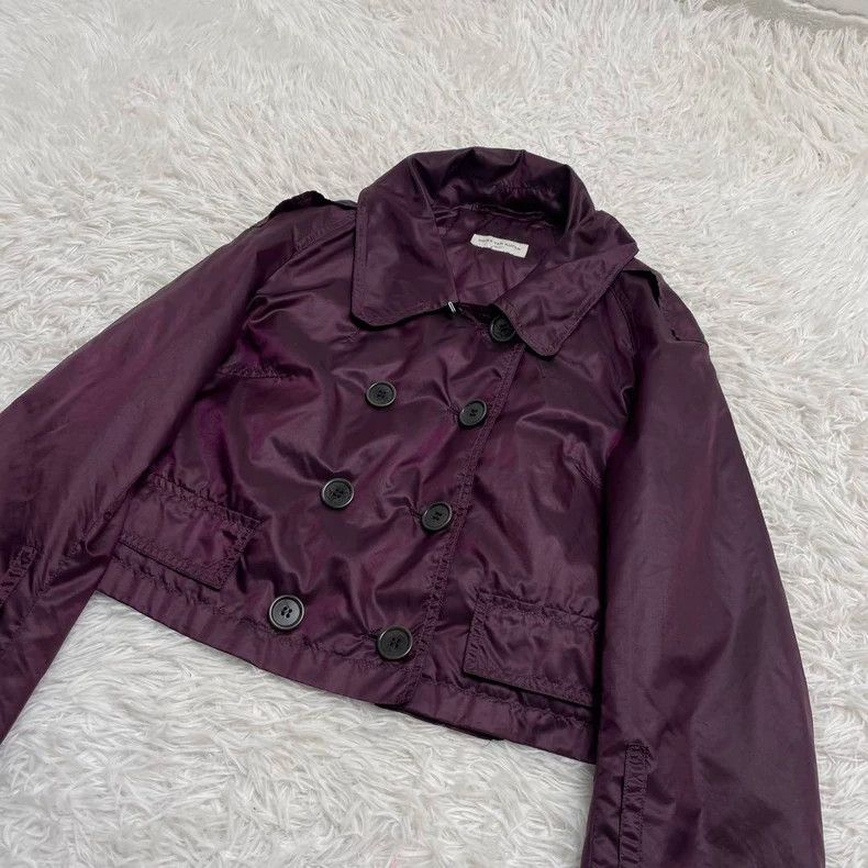 Dries Van Noten Dries Van Noten Brown double-breasted short coat Size M / US 6-8 / IT 42-44 - 3 Thumbnail