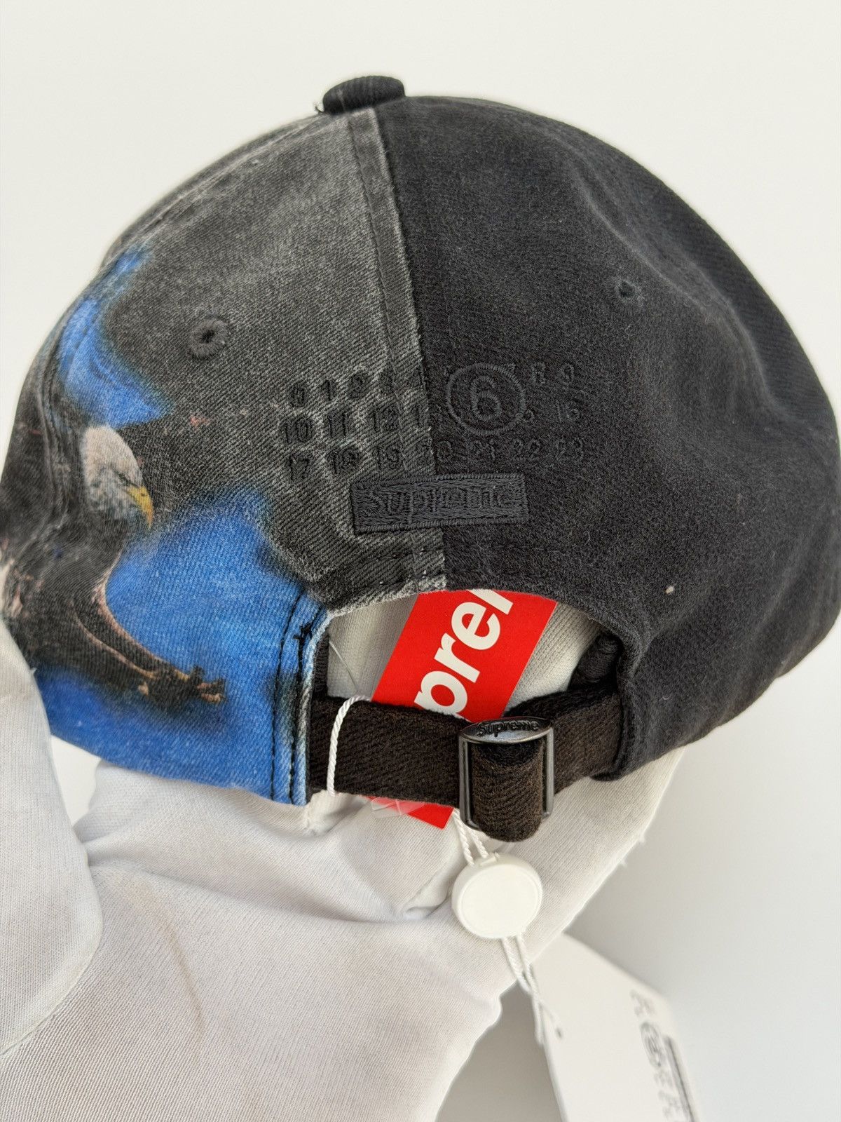 Maison Margiela × Supreme Supreme x Maison Martin Margiela MM6 Adjustable Strap Hat Size ONE SIZE - 7 Thumbnail
