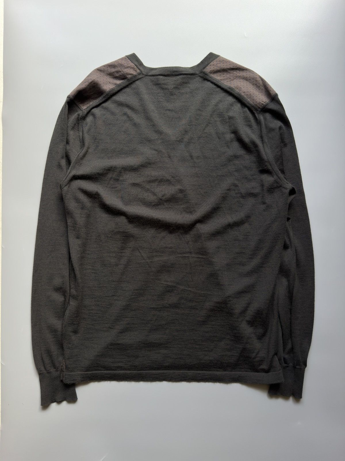 Hermes Hermes v neck sweater Size US L / EU 52-54 / 3 - 3 Thumbnail