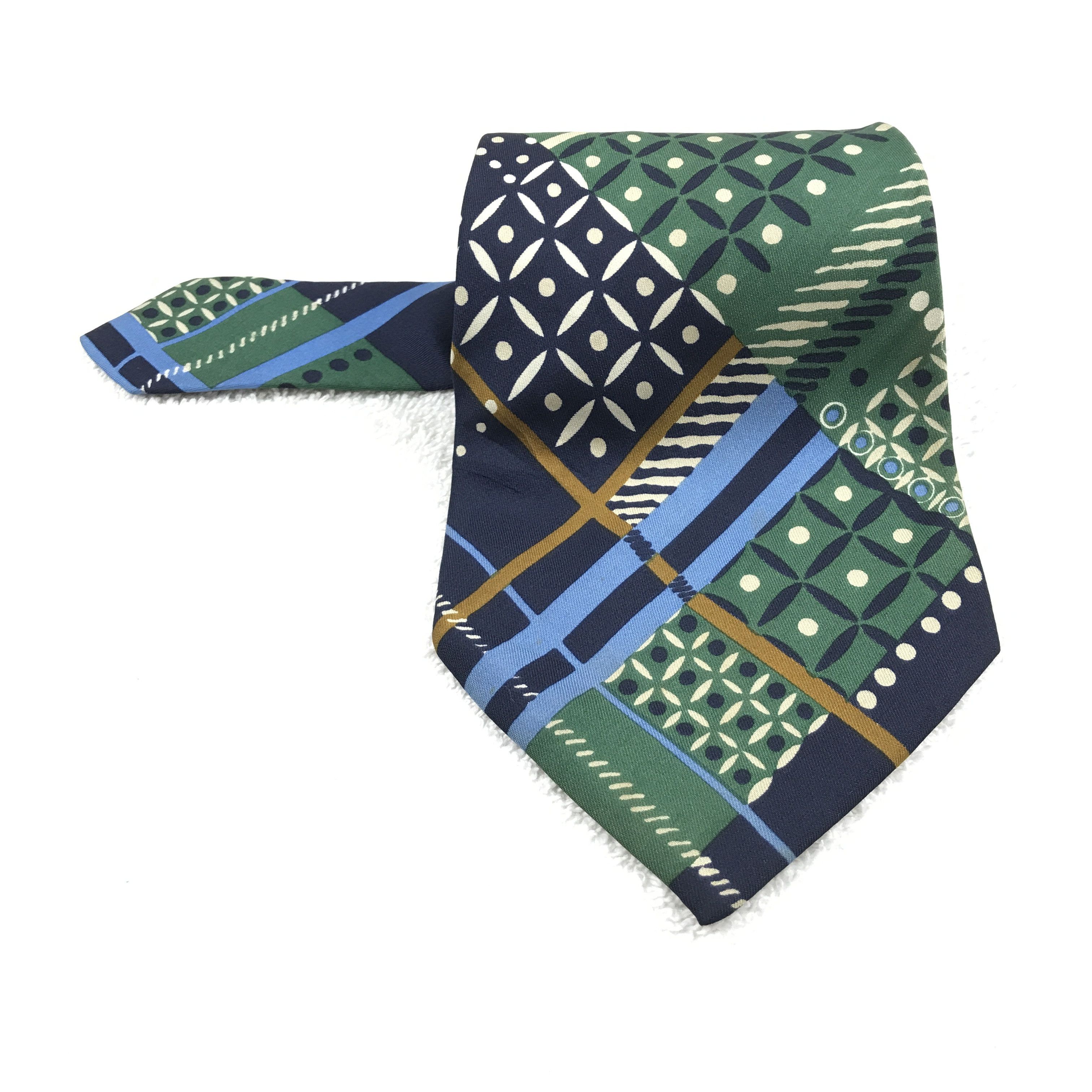 Designer × Vintage Vintage Gary Dudley Silk Necktie Size ONE SIZE - 1 Thumbnail