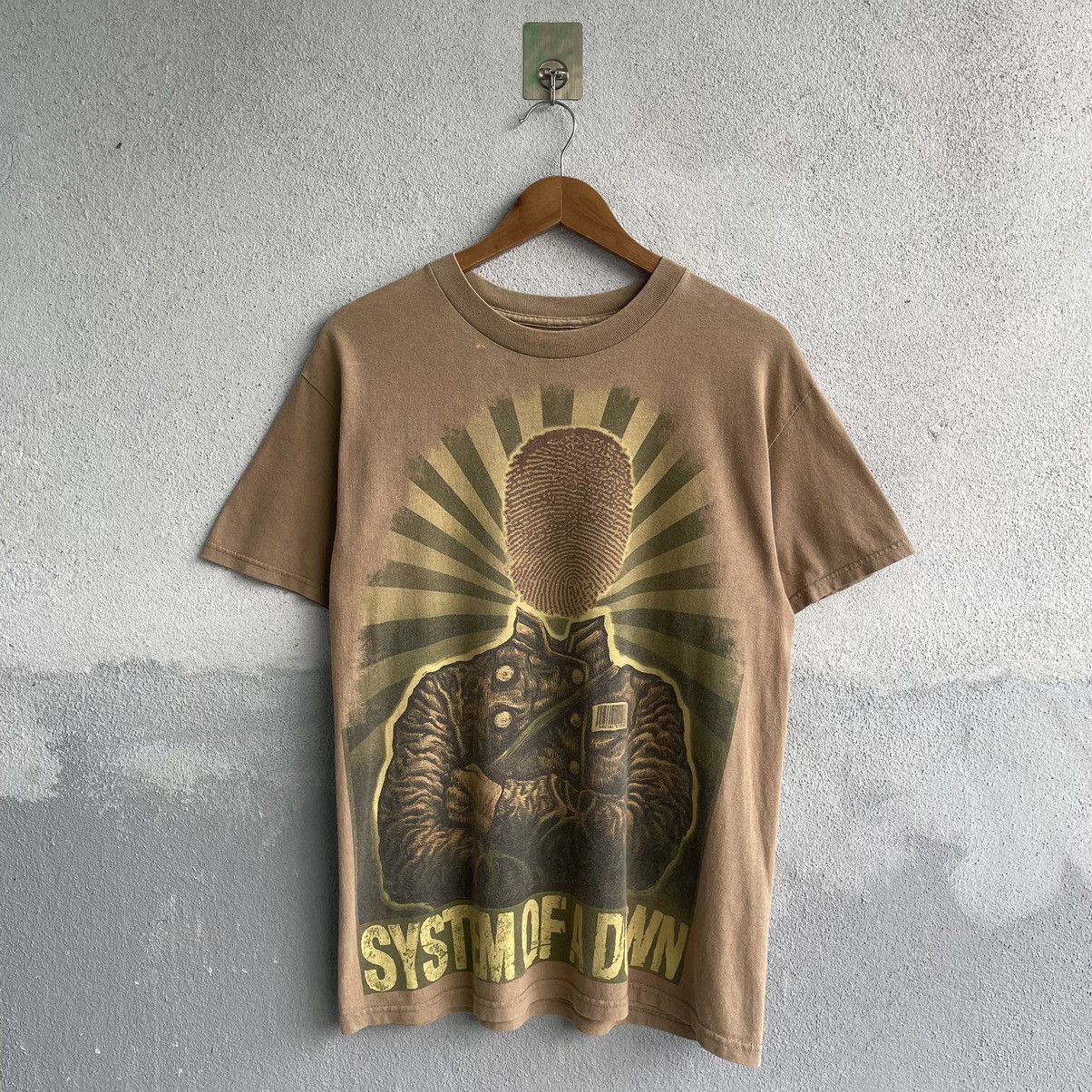 Band Tees × Designer × Vintage Vintage Y2K System Of A Down Tee Shirt Size US M / EU 48-50 / 2 - 1 Thumbnail