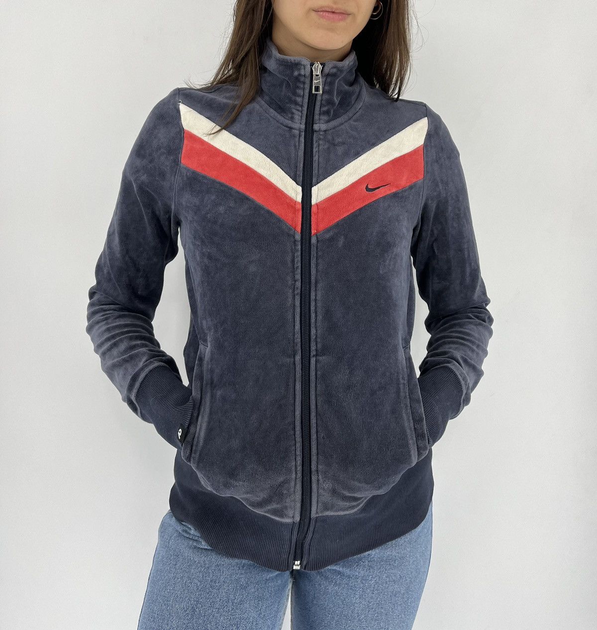 Nike × Nike ACG Vintage Y2K Nike Big Logo Swoosh Hoodie Streetwear 90s Style Size S / US 4 / IT 40 - 2 Thumbnail