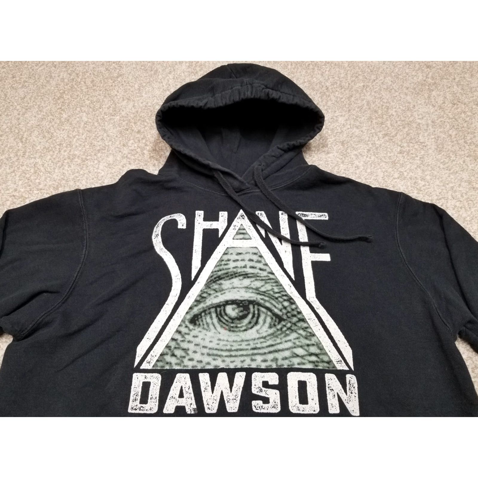 Vintage Shane Dawson Pyramid Hoodie Men L Black Pullover Hooded Sweatshirt Ring Spun Logo Cotton Polyester Jersey Size US L / EU 52-54 / 3 - 2 Thumbnail