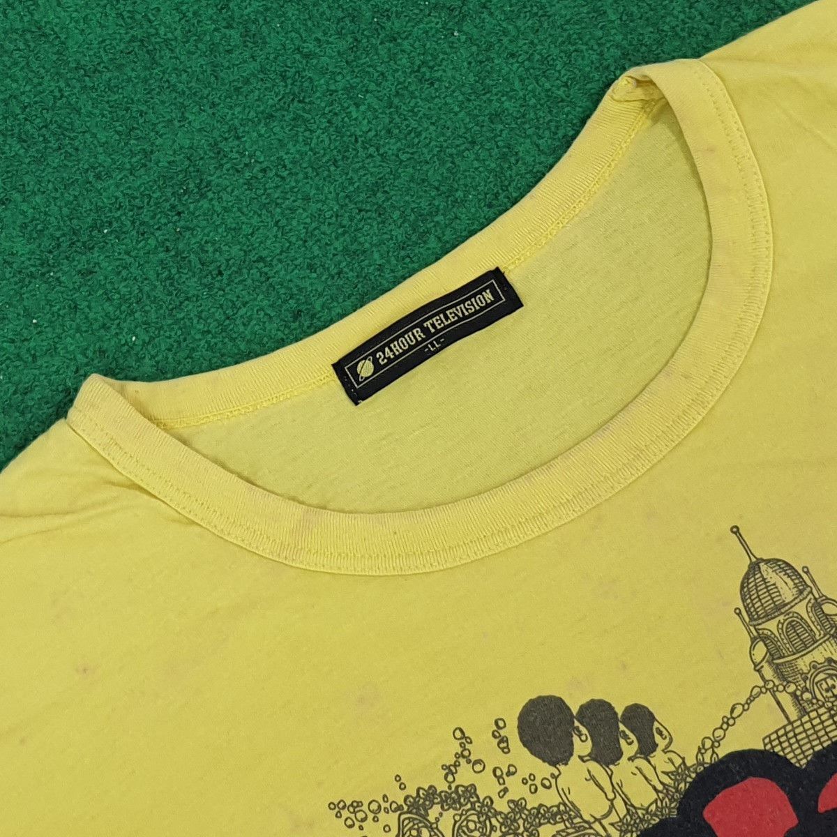 Japanese Brand × Vintage Vintage Yayoi Kusama x Satomi Ohno Arashi Singer Tshirt Size US XL / EU 56 / 4 - 5 Thumbnail
