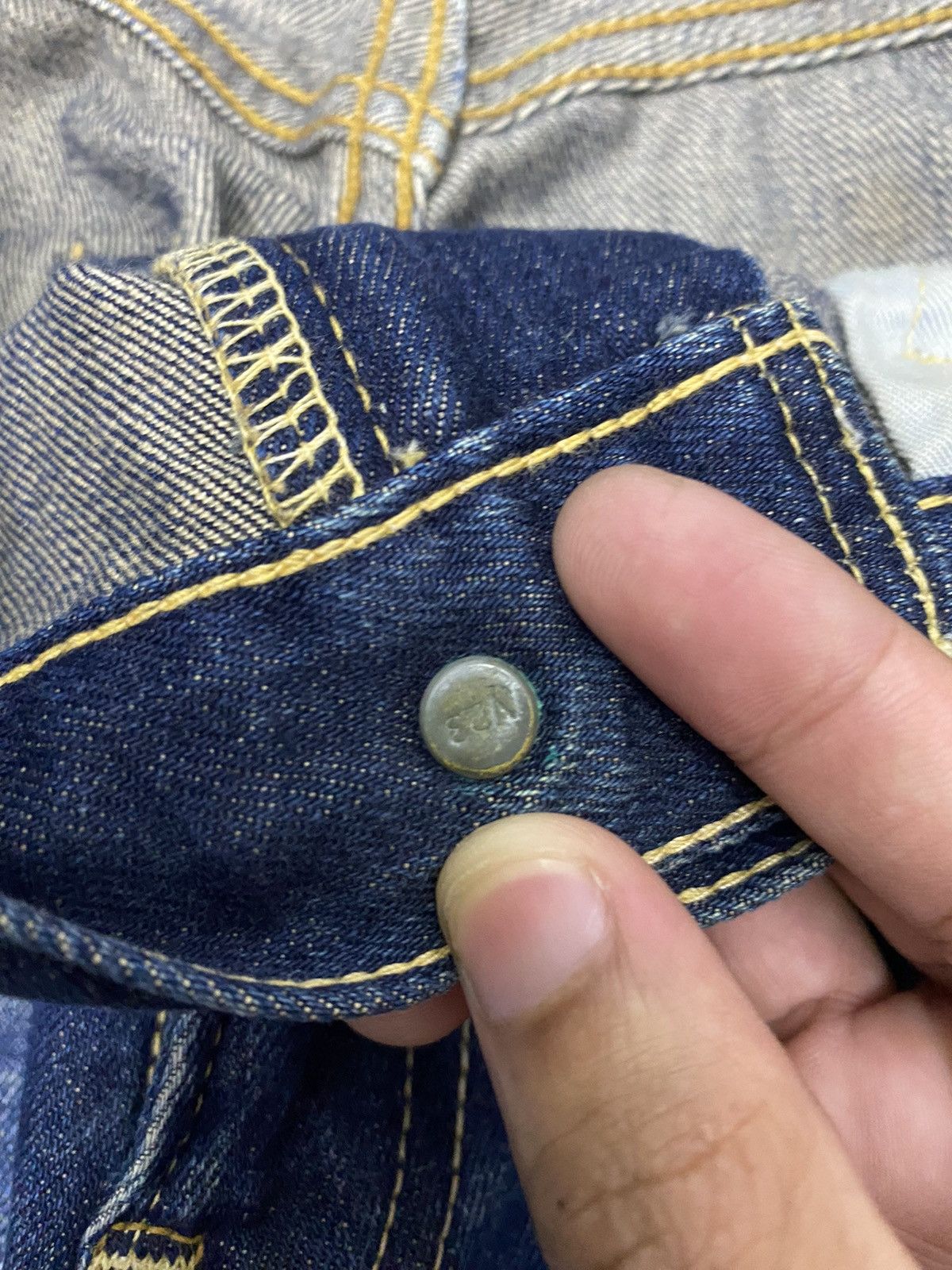 Levi's × Vintage LEVIS 503 MUD WASH BAGGY DISTRESSED SELVEDGE DENIM JEANS Size US 31 - 13 Thumbnail