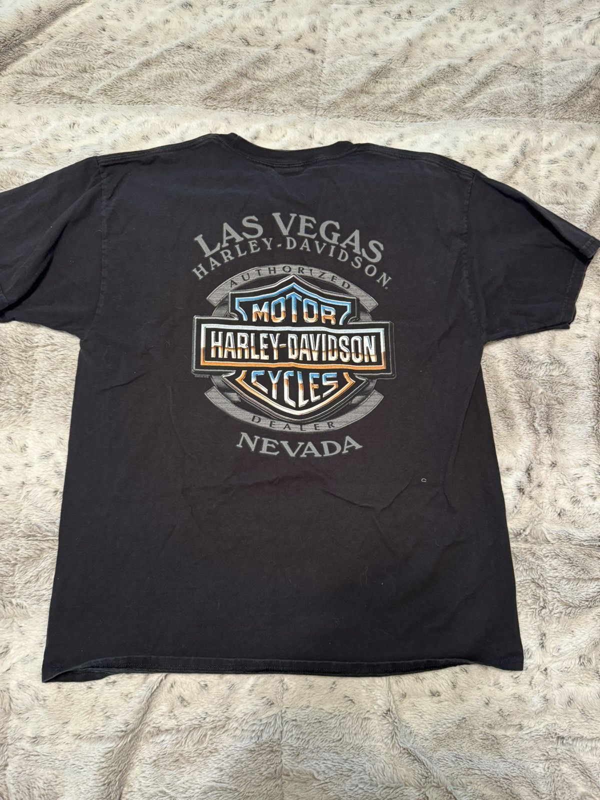 Harley Davidson × Vintage 2015 Harley Davidson Tee Size US L / EU 52-54 / 3 - 1 Thumbnail