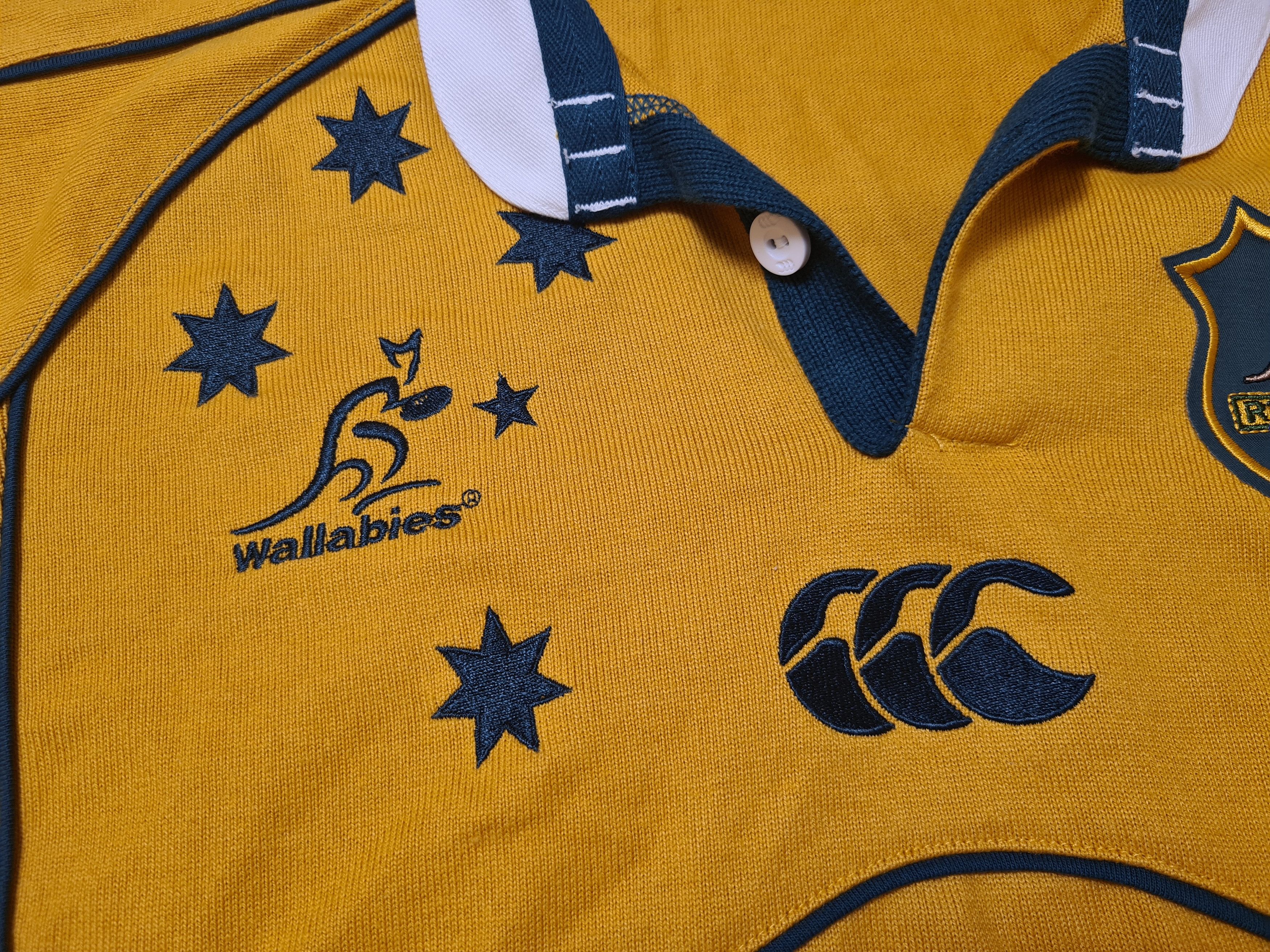 All Sport AUSTRALIA RUGBY JERSEY 2000 WORLD CUP UNION RUGBY JERSEY Size US M / EU 48-50 / 2 - 5 Thumbnail