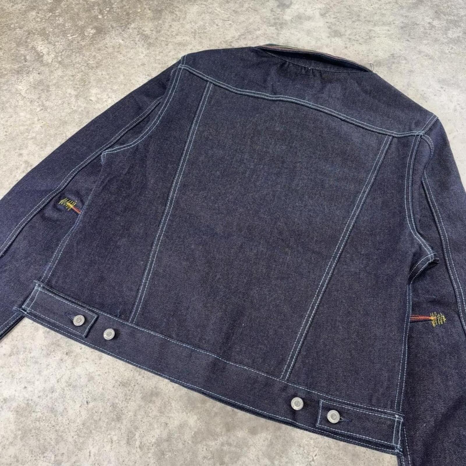 Affliction Y2K LL Cool J Baggy Streetwear Denim Jacket 2000s Size L / US 10 / IT 46 - 6 Thumbnail