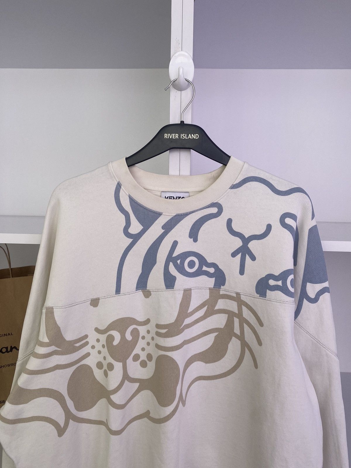 Designer × Kenzo × Vintage Vintage Kenzo Streetwear Sweatshirt Size US L / EU 52-54 / 3 - 8 Thumbnail