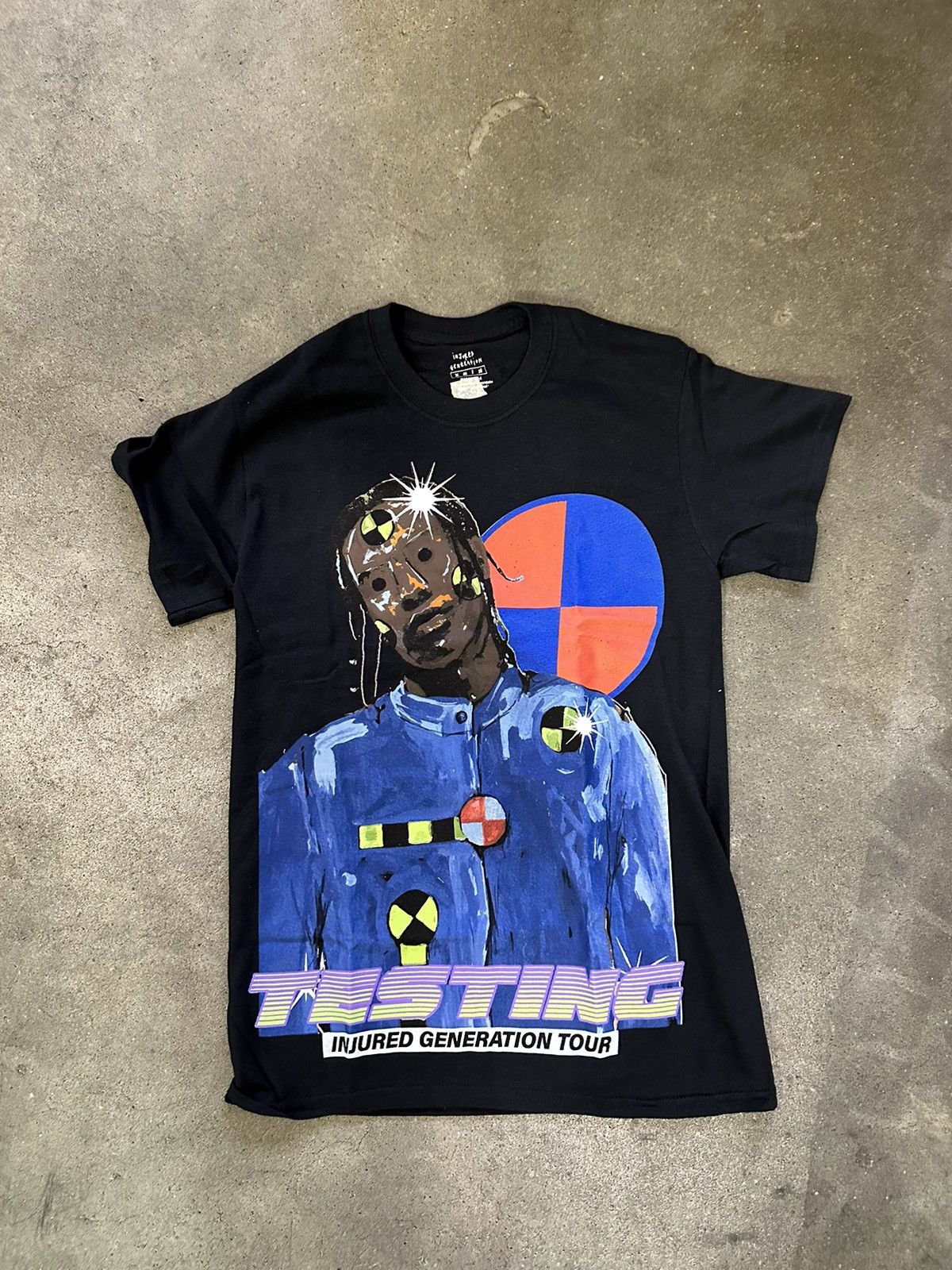 ASAP Rocky A$AP Mob AWGE Injured factory Generation Testing Hip Hop Rap Tour Merch Tee M