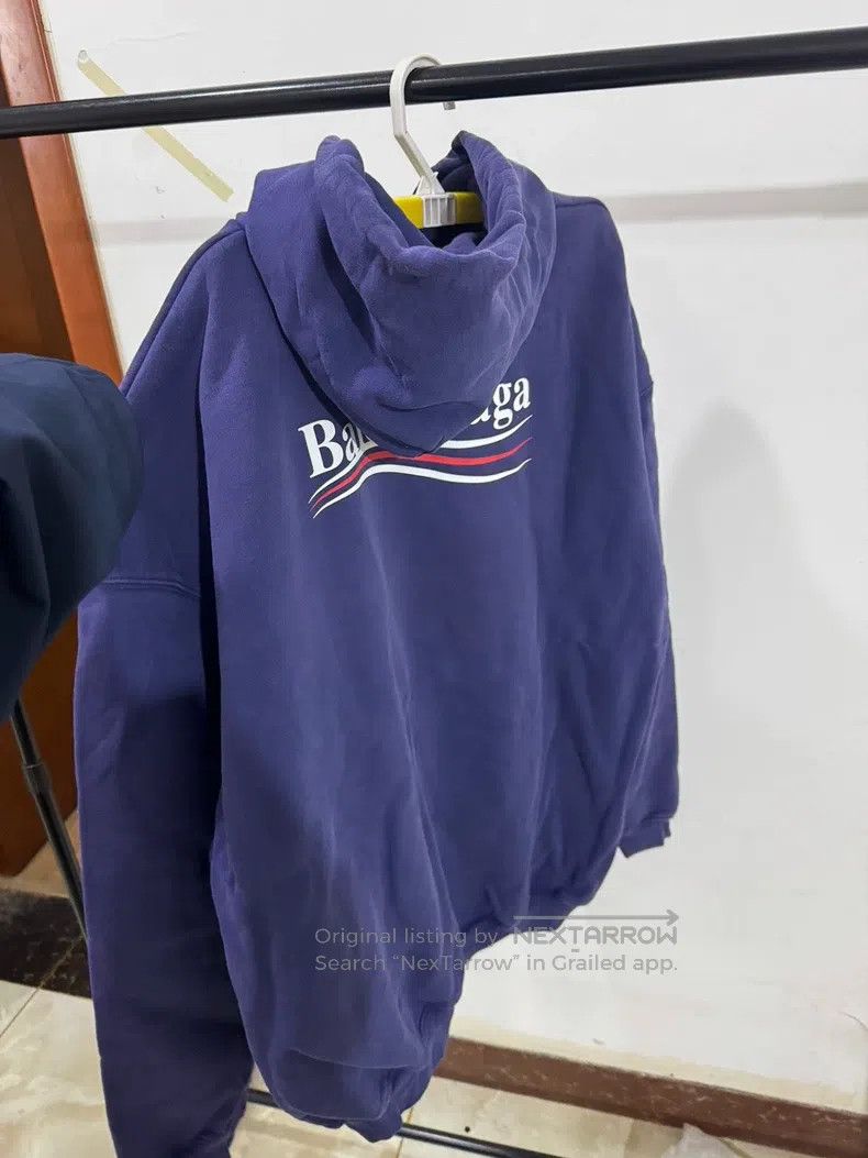 Balenciaga Balenciaga Solid Color Logo Letter Printed Hoodie Size US S / EU 44-46 / 1 - 3 Thumbnail