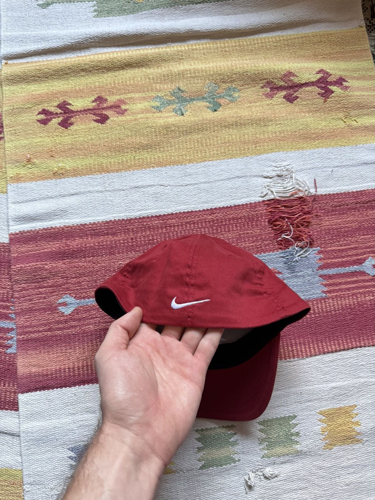 Vintage Vintage 90’s Nike Team Sport Fitted Hat Size ONE SIZE - 4 Thumbnail