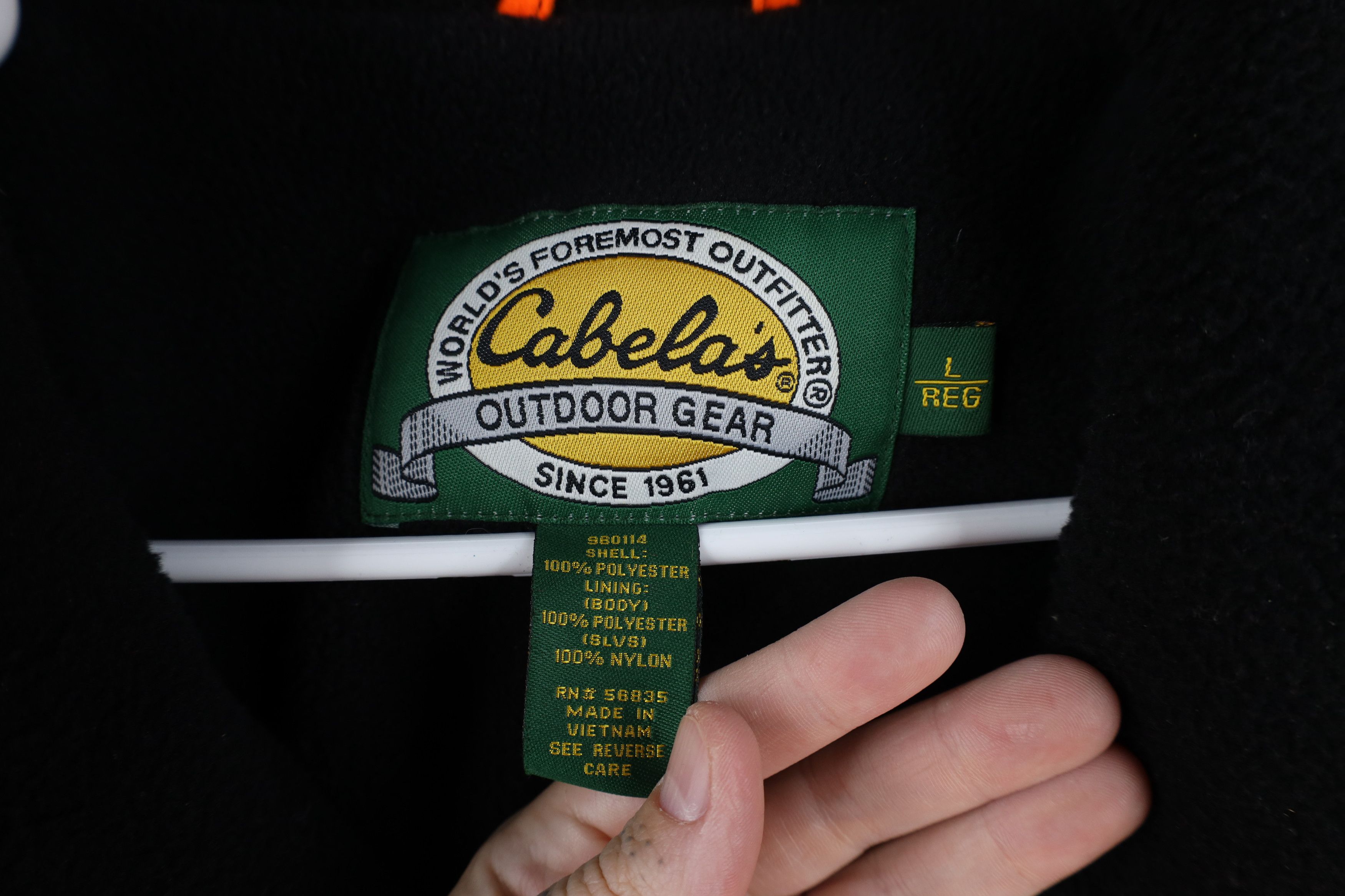 Cabelas × Vintage Vintage 90s Cabelas Fleece Lined Chamois Cloth Bomber Jacket Size US L / EU 52-54 / 3 - 9 Thumbnail