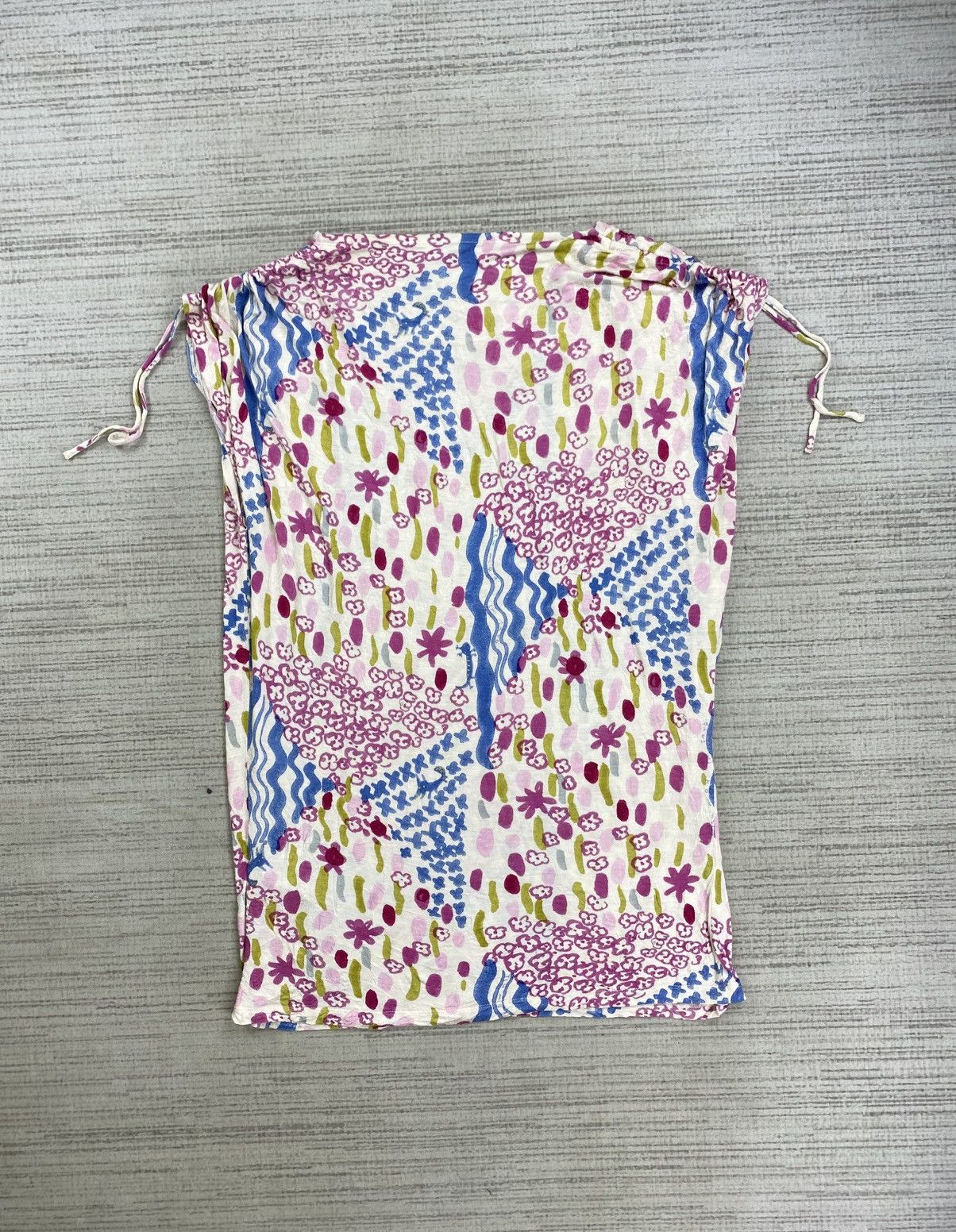 Issey Miyake × Tsumori Chisato × Vintage Tsumori Chisato By Issey Miyake Floral Axolotl Wolf Dress Size XXL / US 16-18 / IT 52-54 - 2 Thumbnail