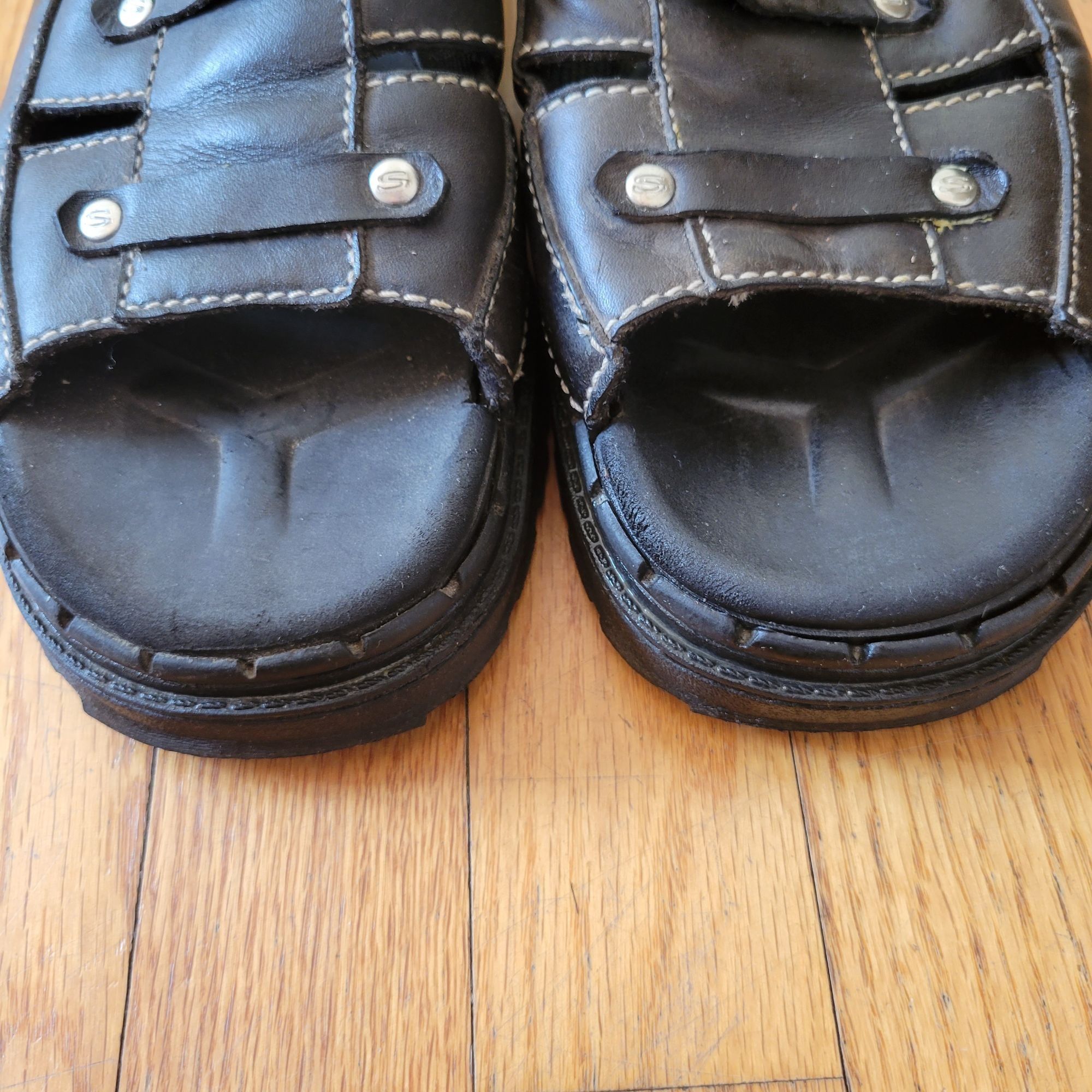 SKECHERS Skechers Chunky Black Fisherman Sandals 11 Open Toe 90s Y2K Size US 11 / IT 41 - 10 Thumbnail